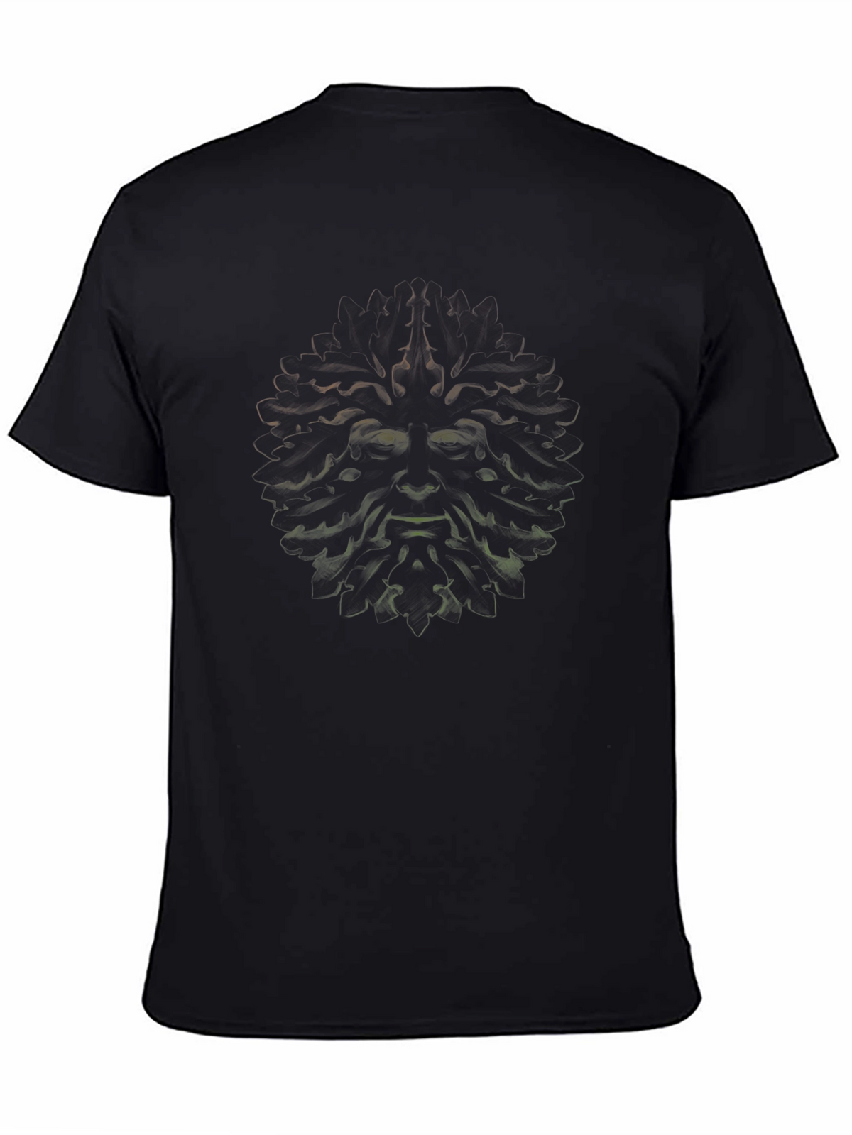 Green Man Graphic T-Shirt - Unique Design