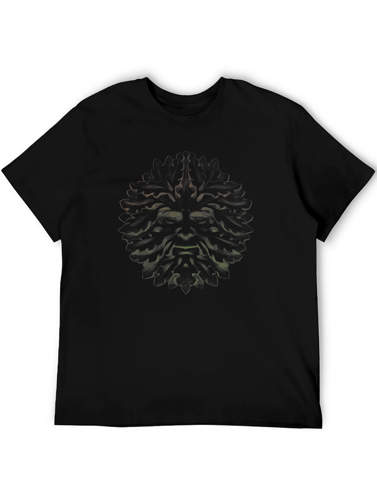 Green Man Graphic T-Shirt - Unique Design