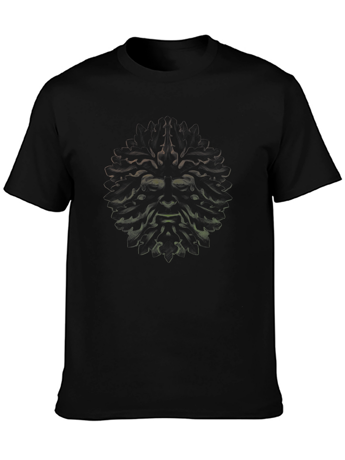 Green Man Graphic T-Shirt - Unique Design