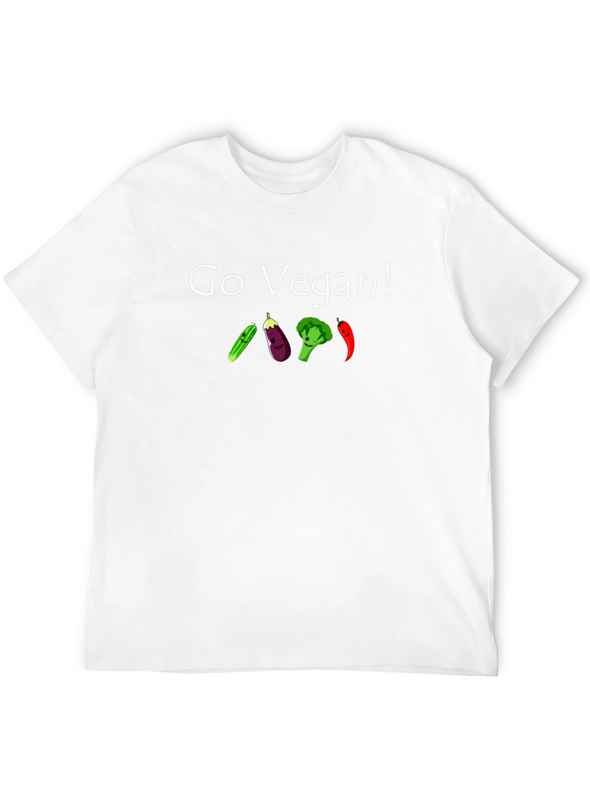 Go Vegan! Graphic T-Shirt - Black