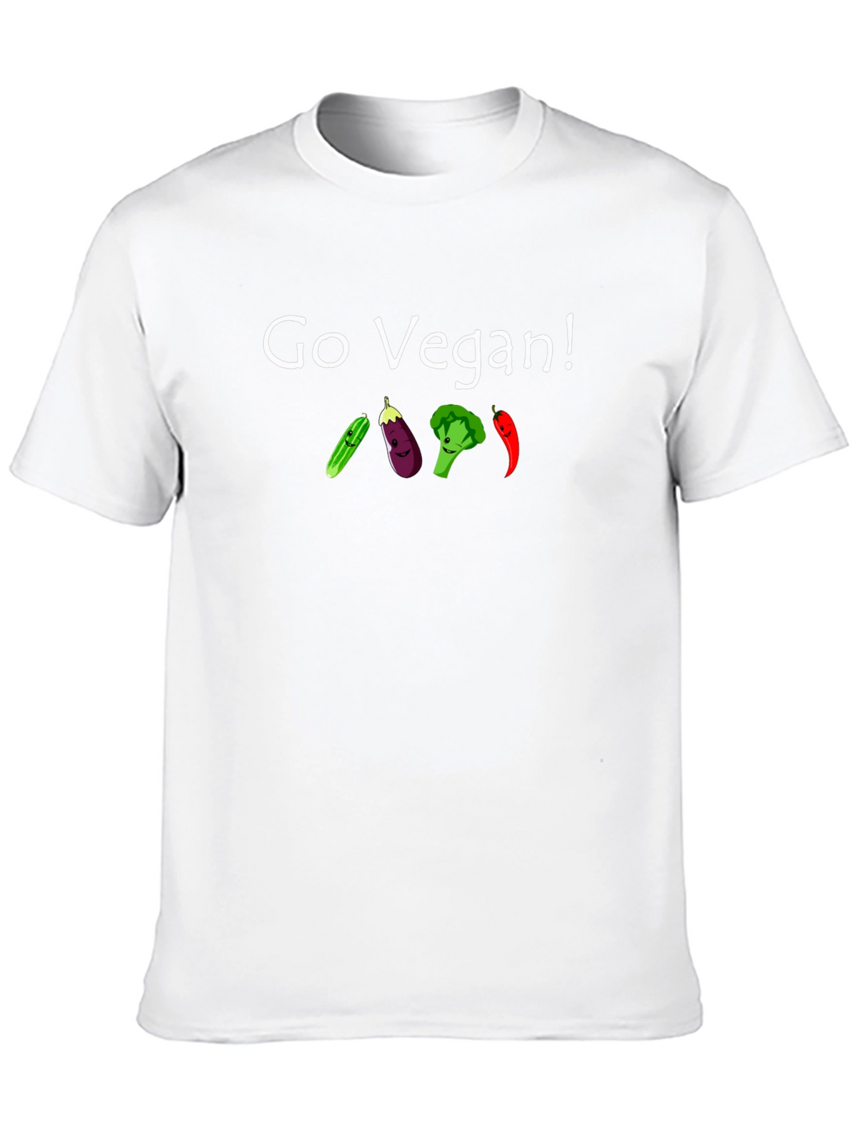 Go Vegan! Graphic T-Shirt - Black