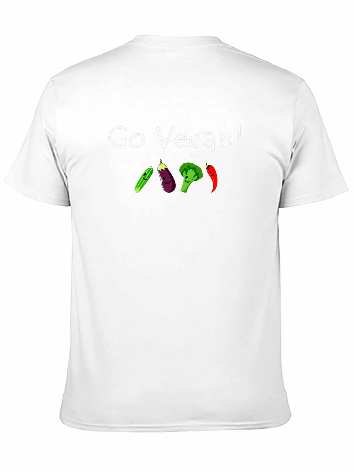 Go Vegan! Graphic T-Shirt - Black