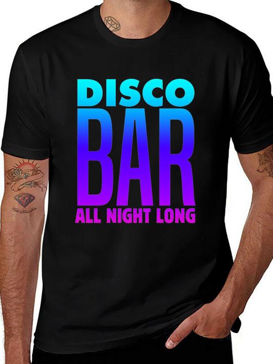Disco Bar All Night Long Graphic Tee