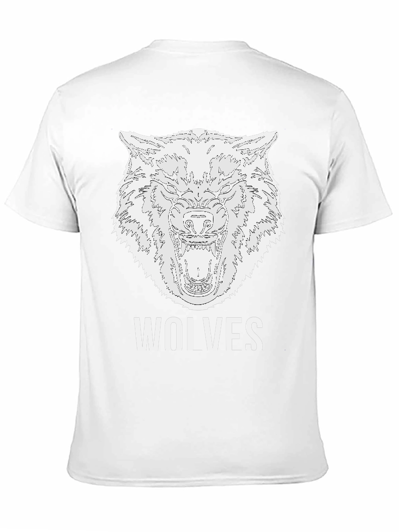 Wolves Graphic T-Shirt - Bold Animal Print Tee