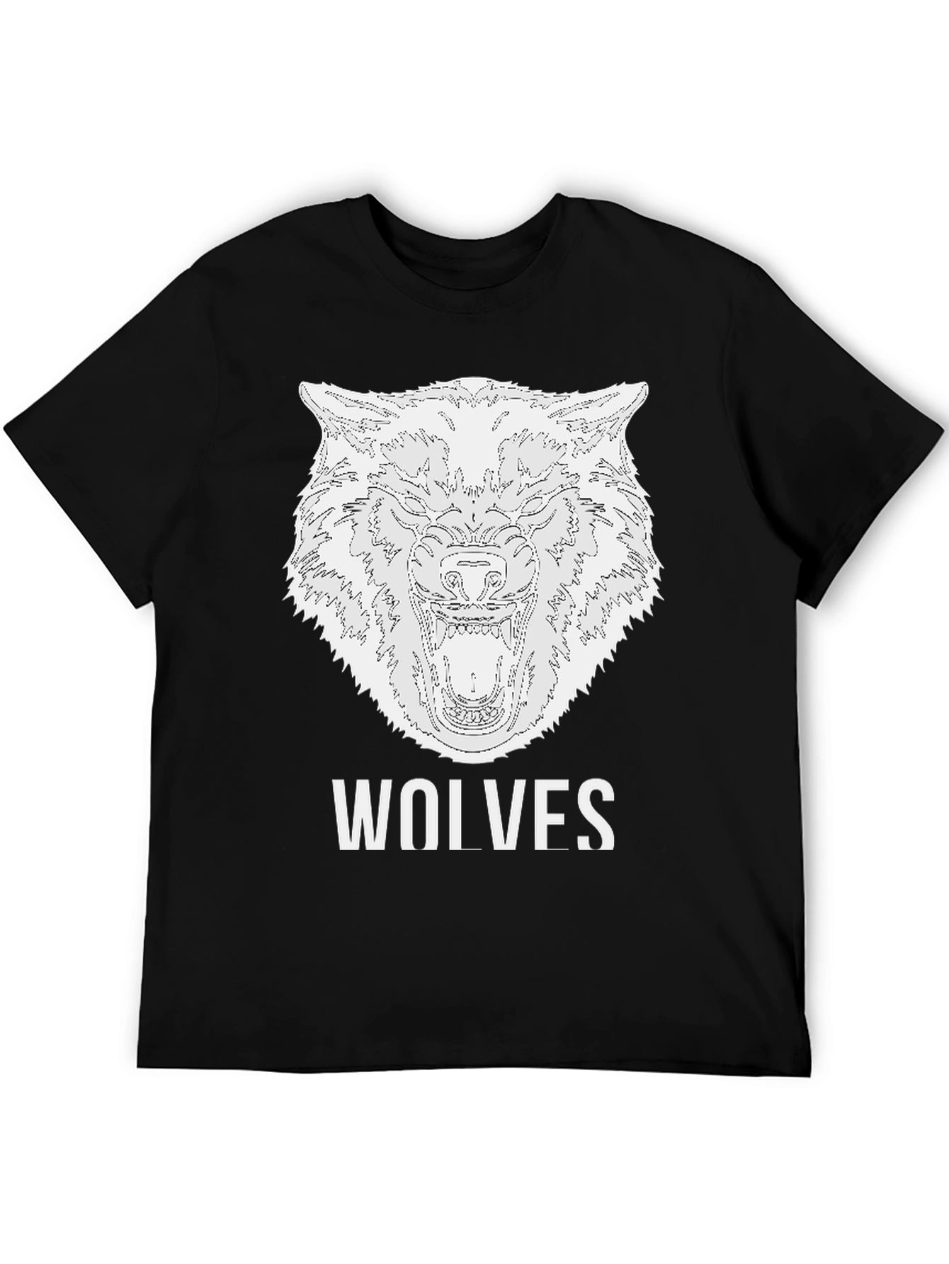 Wolves Graphic T-Shirt - Bold Animal Print Tee