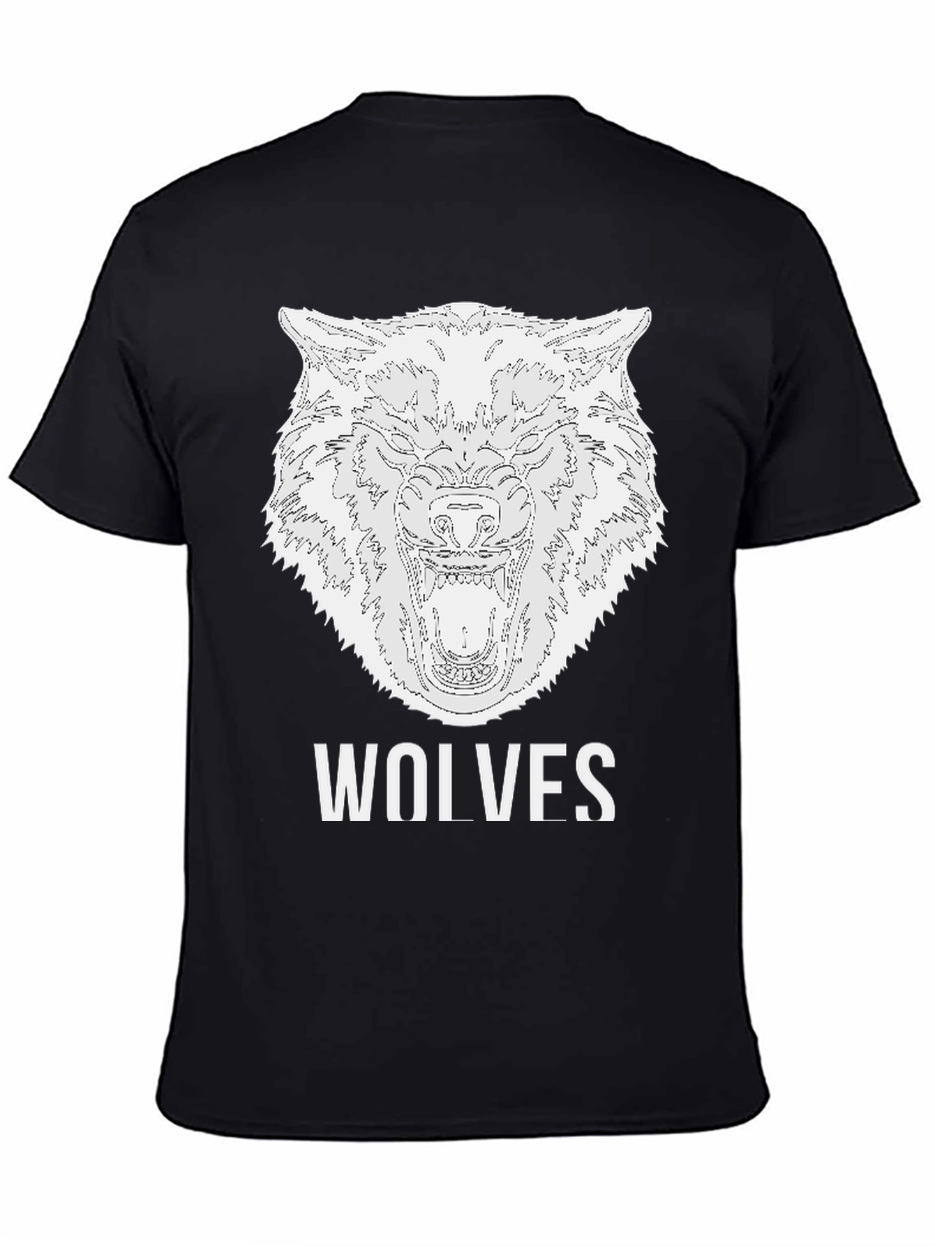 Wolves Graphic T-Shirt - Bold Animal Print Tee