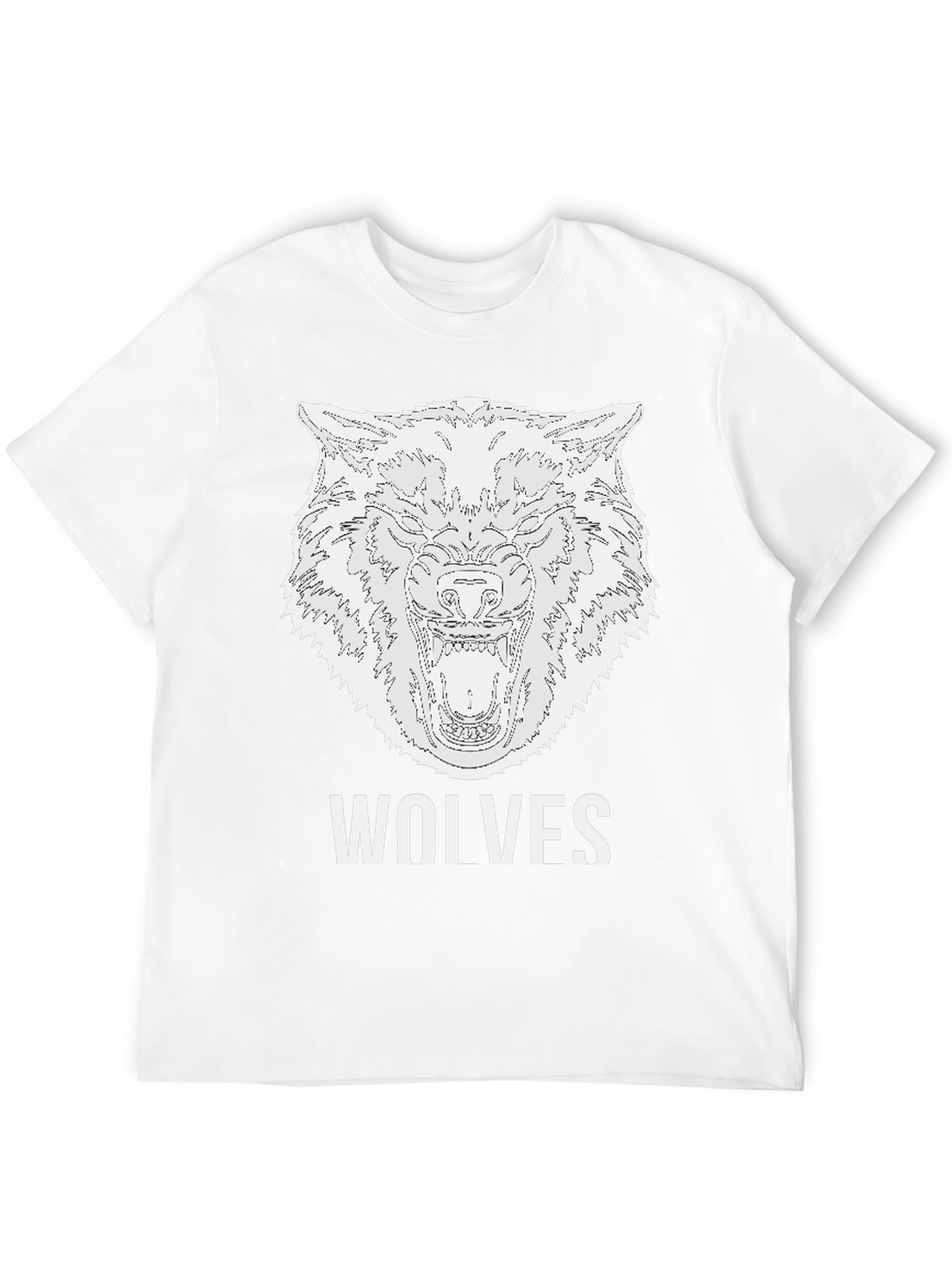 Wolves Graphic T-Shirt - Bold Animal Print Tee
