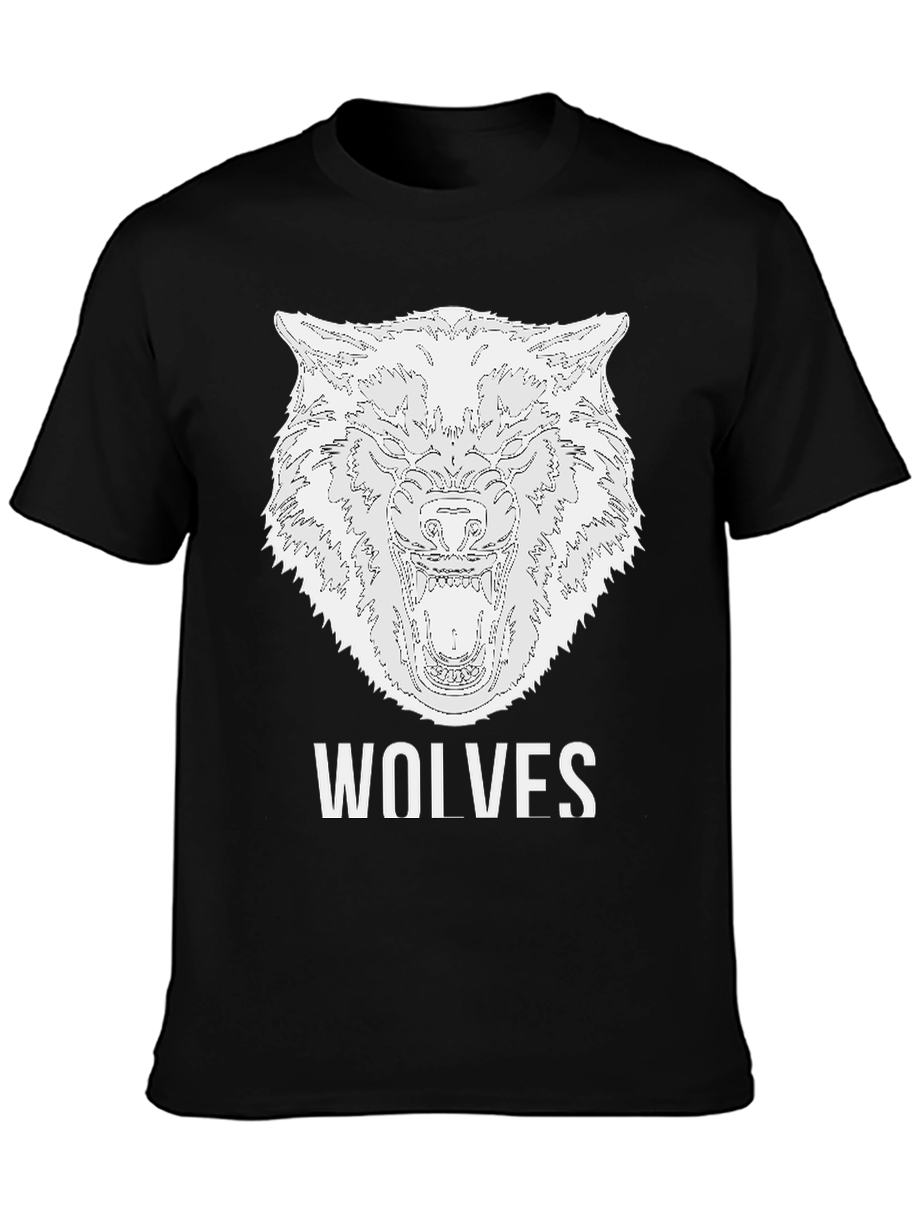 Wolves Graphic T-Shirt - Bold Animal Print Tee