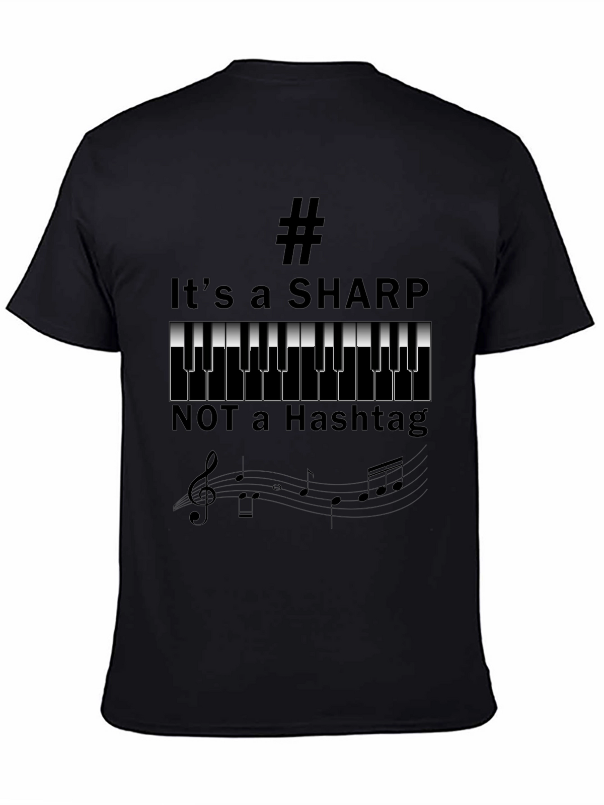 Its a Sharp Music Shirt - Funny Musician Tee