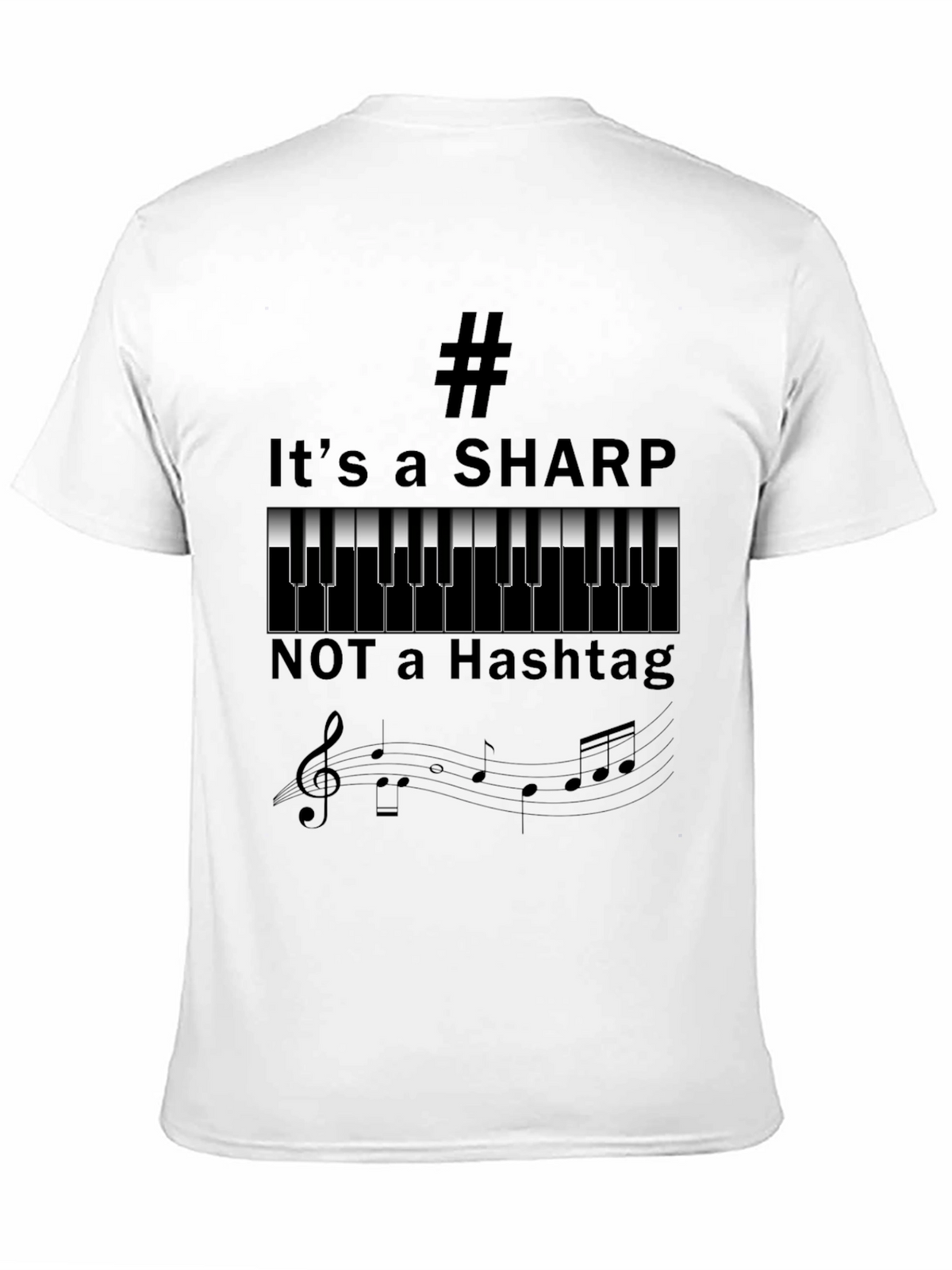 Its a Sharp Music Shirt - Funny Musician Tee