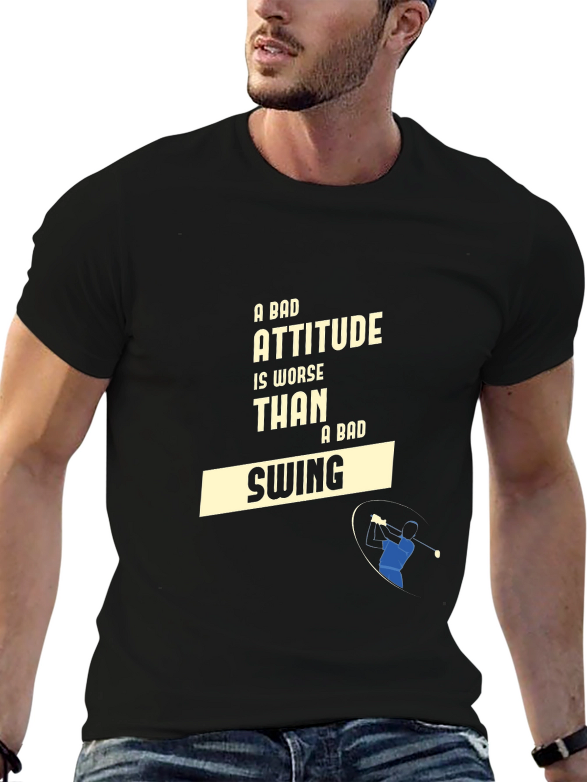 Golf Attitude Graphic Tee