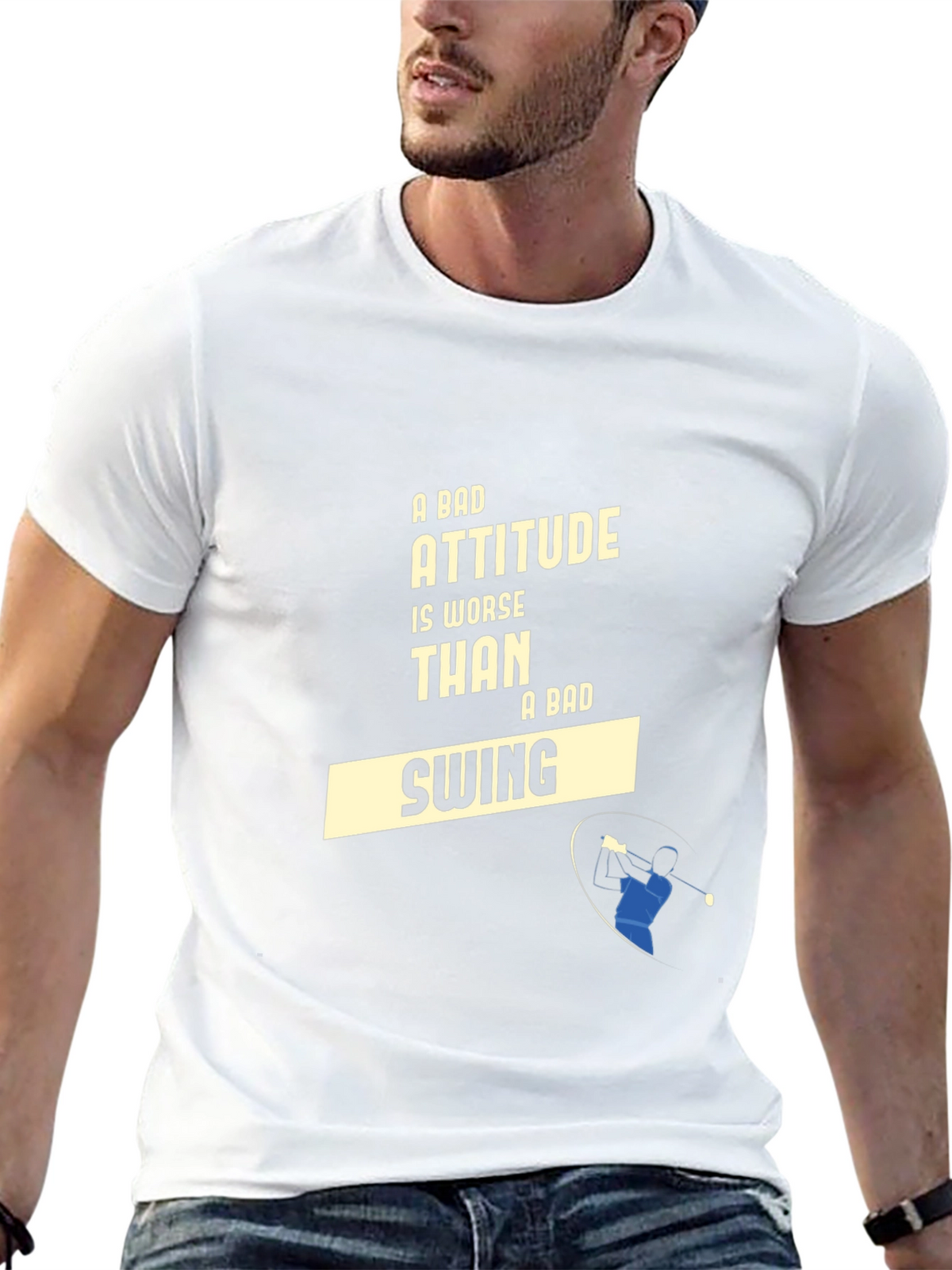 Golf Attitude Graphic Tee