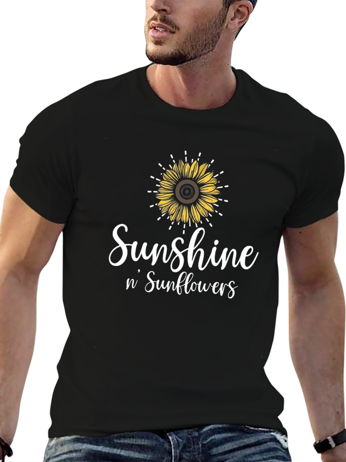 Sunshine n Sunflowers Graphic Tee