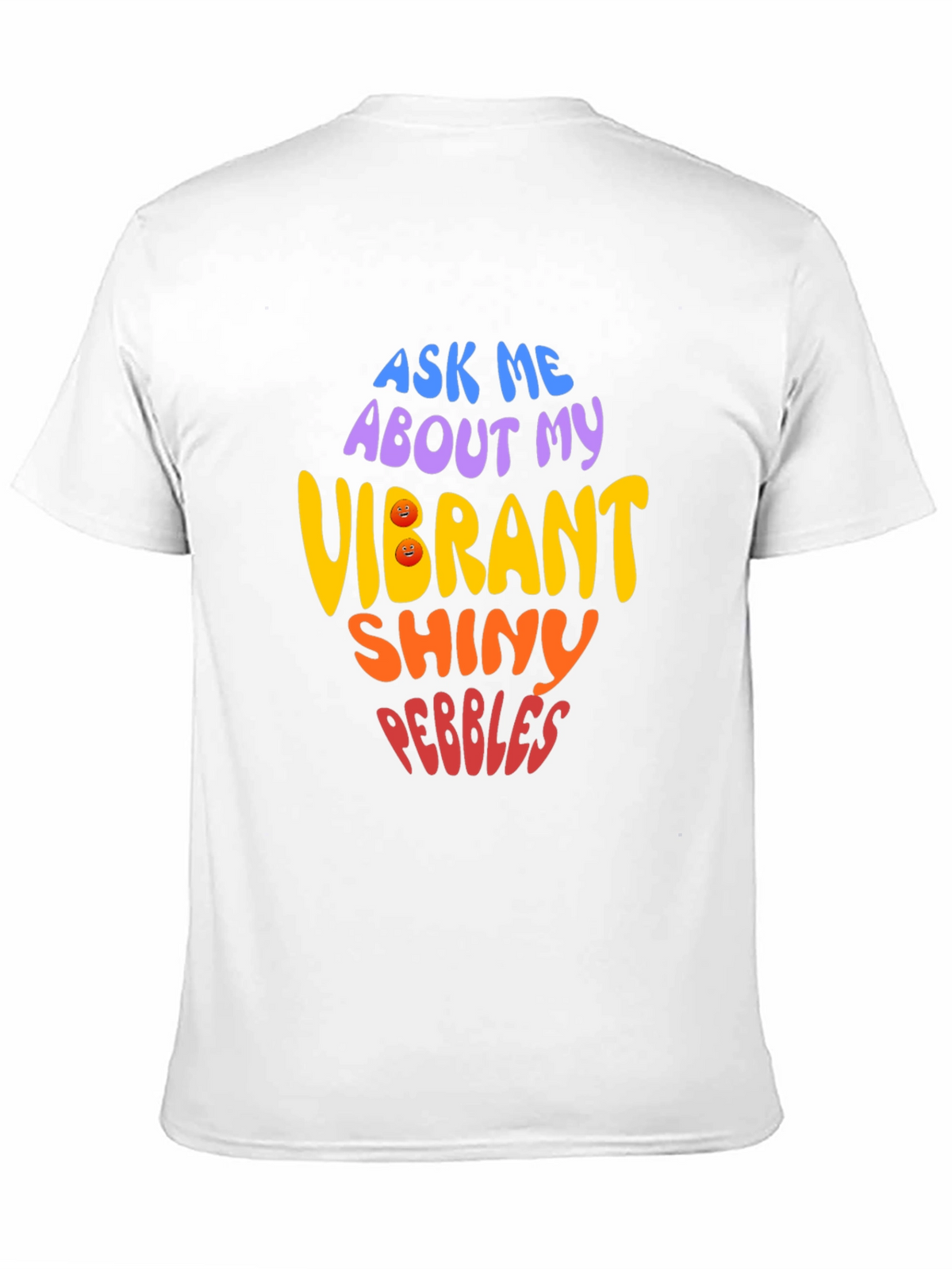 Vibrant Shiny Pebbles Graphic Tee