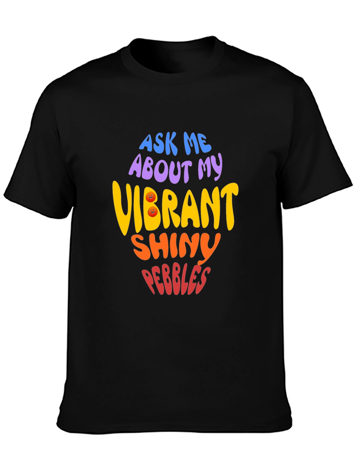 Vibrant Shiny Pebbles Graphic Tee