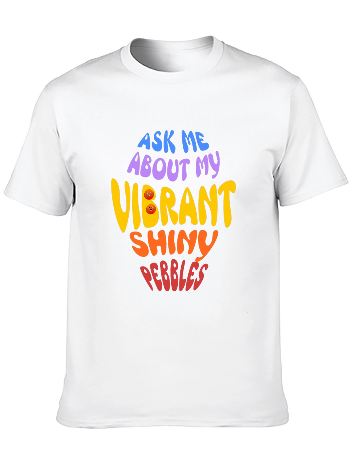 Vibrant Shiny Pebbles Graphic Tee