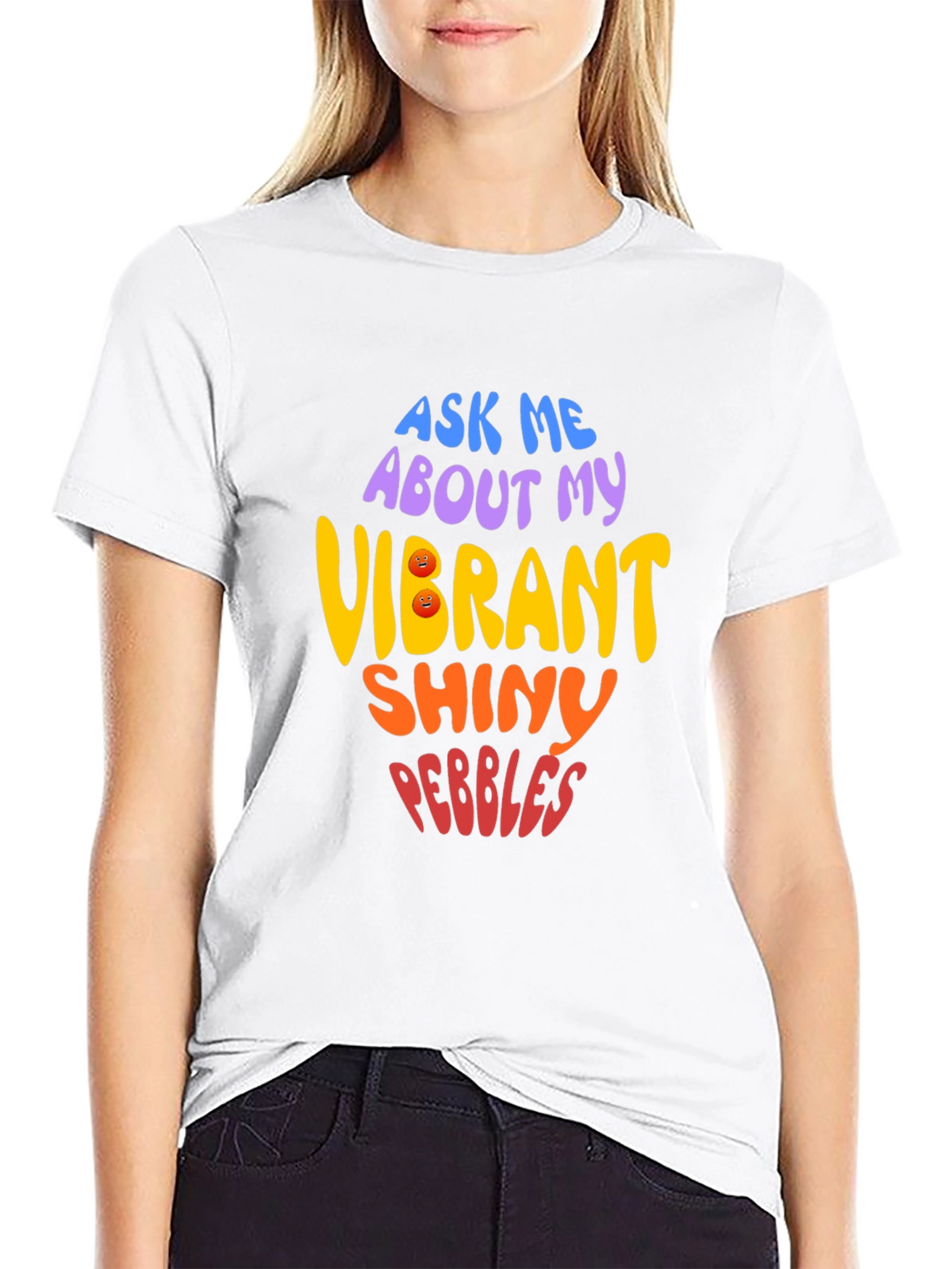 Vibrant Shiny Pebbles Graphic Tee