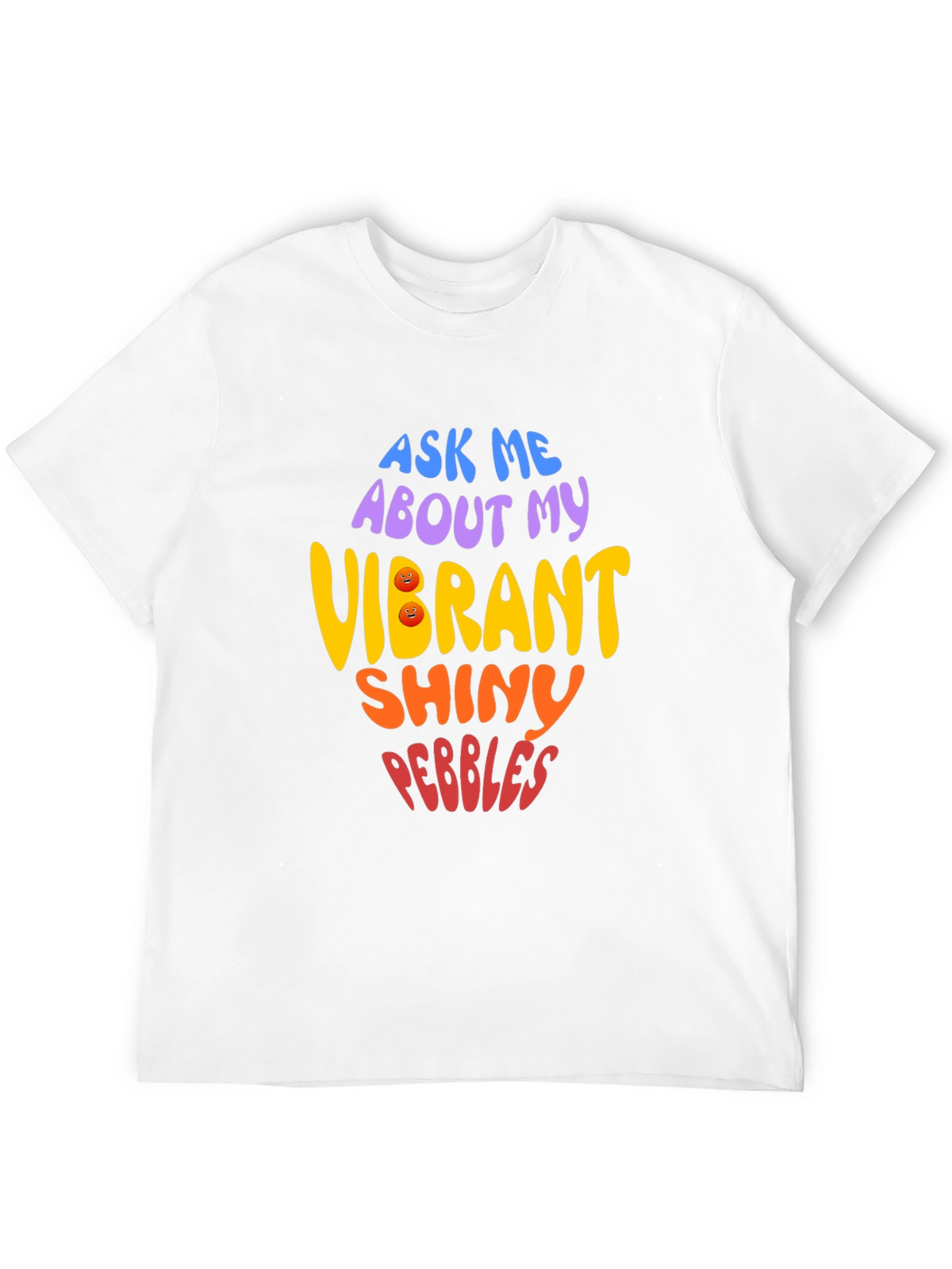 Vibrant Shiny Pebbles Graphic Tee