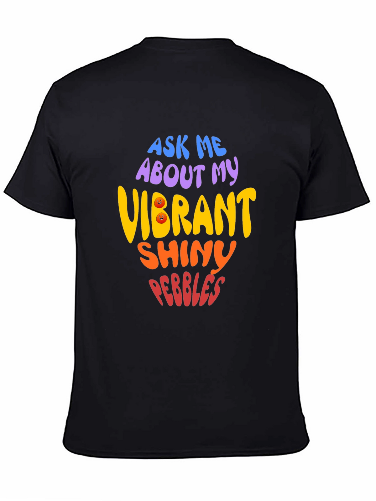 Vibrant Shiny Pebbles Graphic Tee