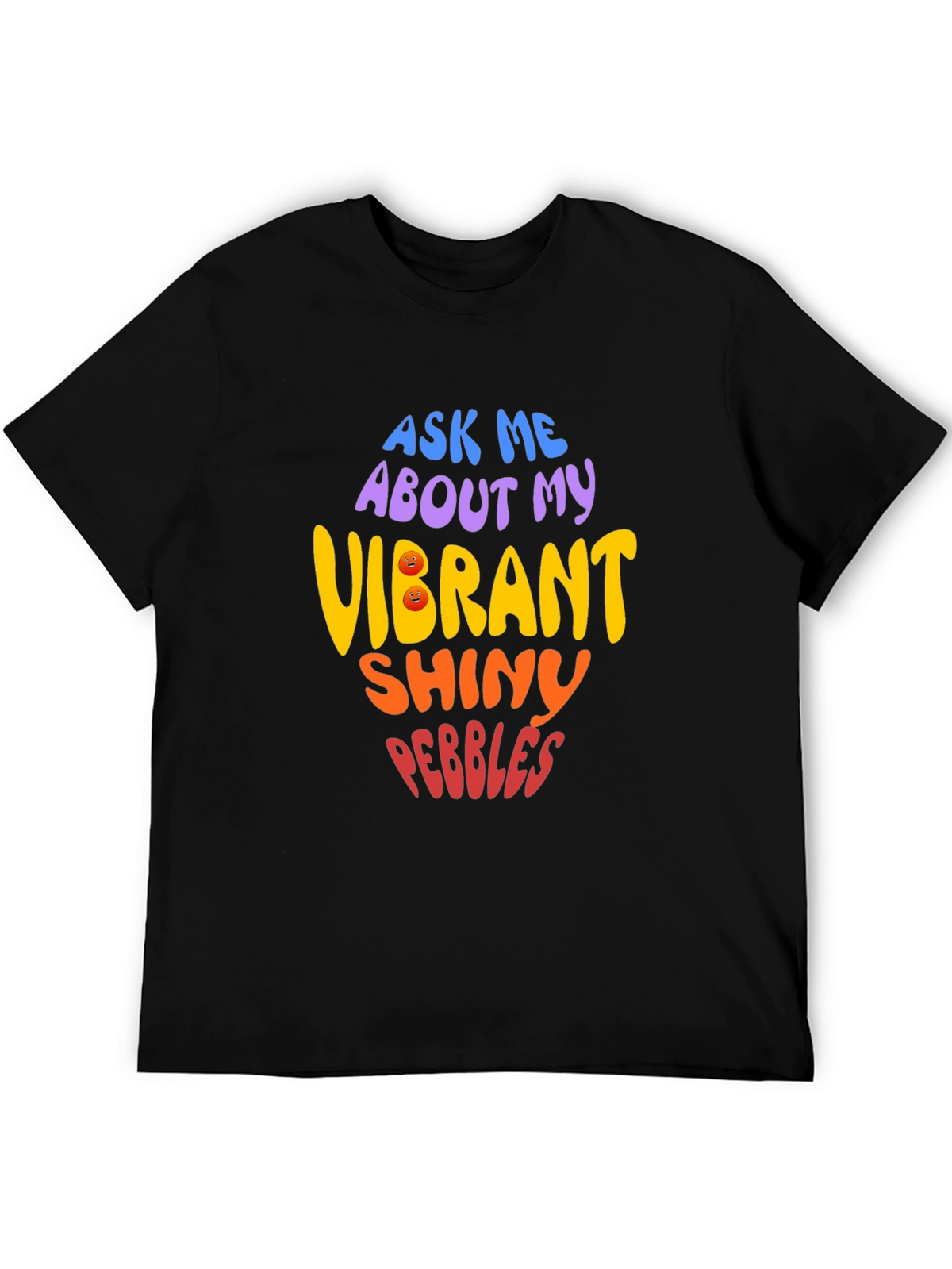 Vibrant Shiny Pebbles Graphic Tee
