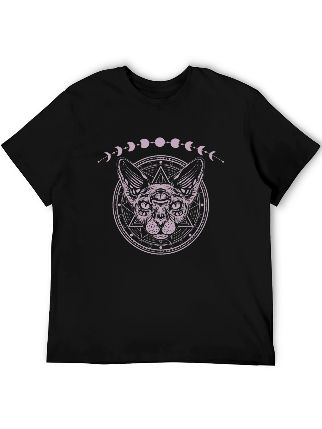 Mystic Cat Graphic T-Shirt - Third Eye Design