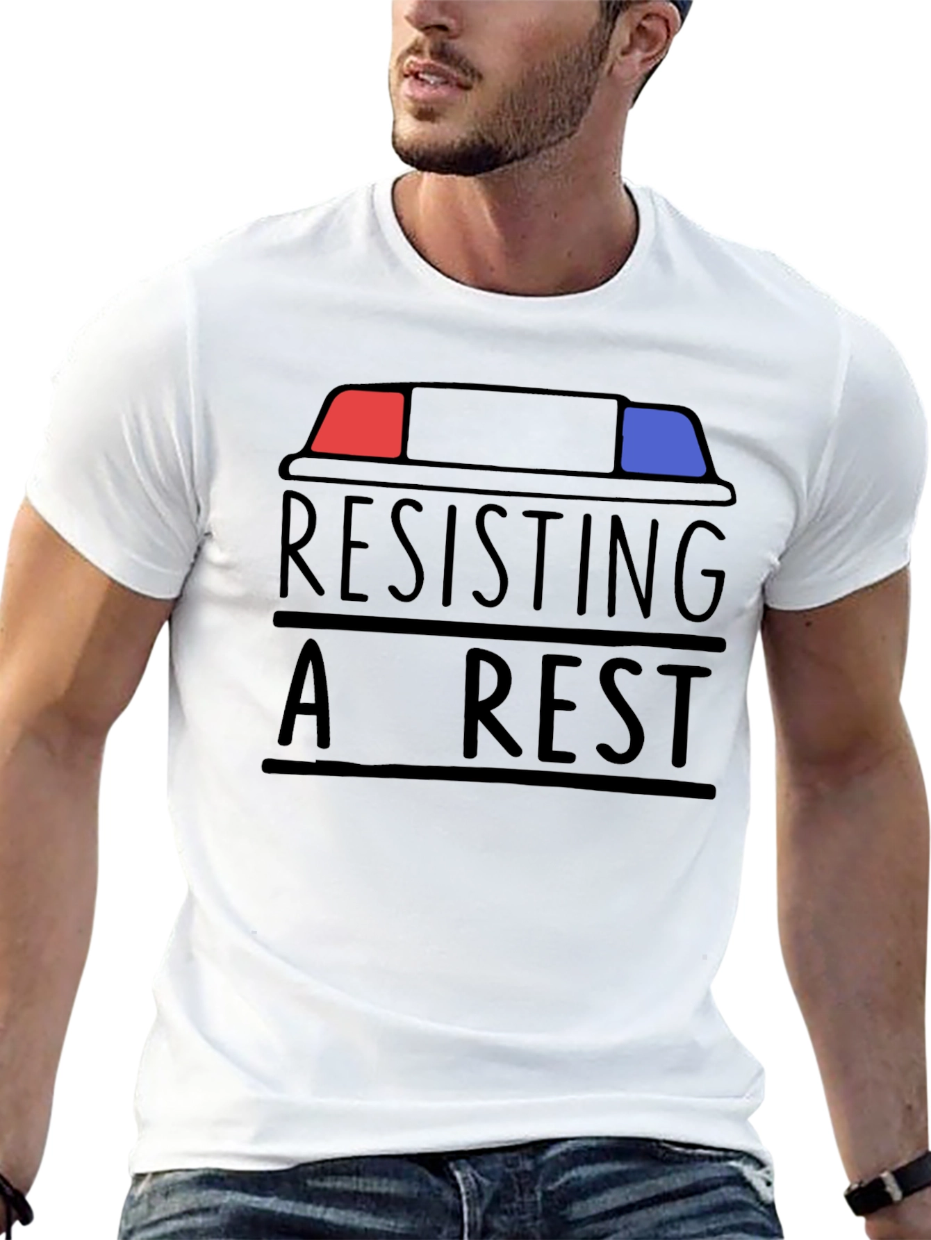 Resisting Arrest T-Shirt - Funny Slogan Tee
