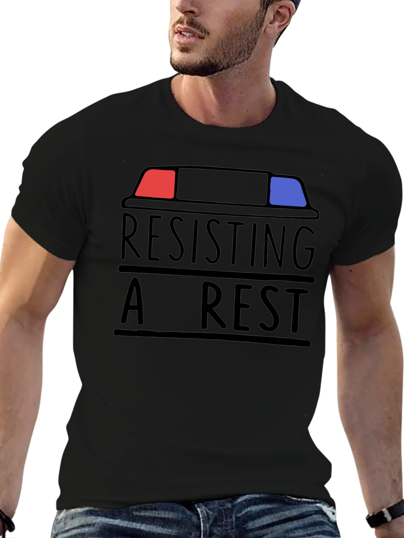 Resisting Arrest T-Shirt - Funny Slogan Tee