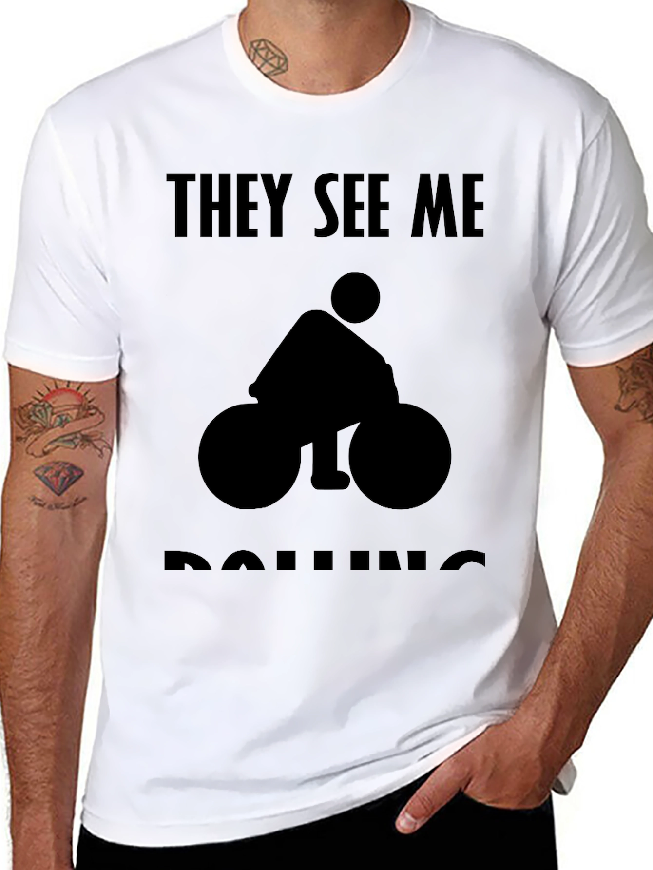 They See Me Rolling Funny Bike T-Shirt