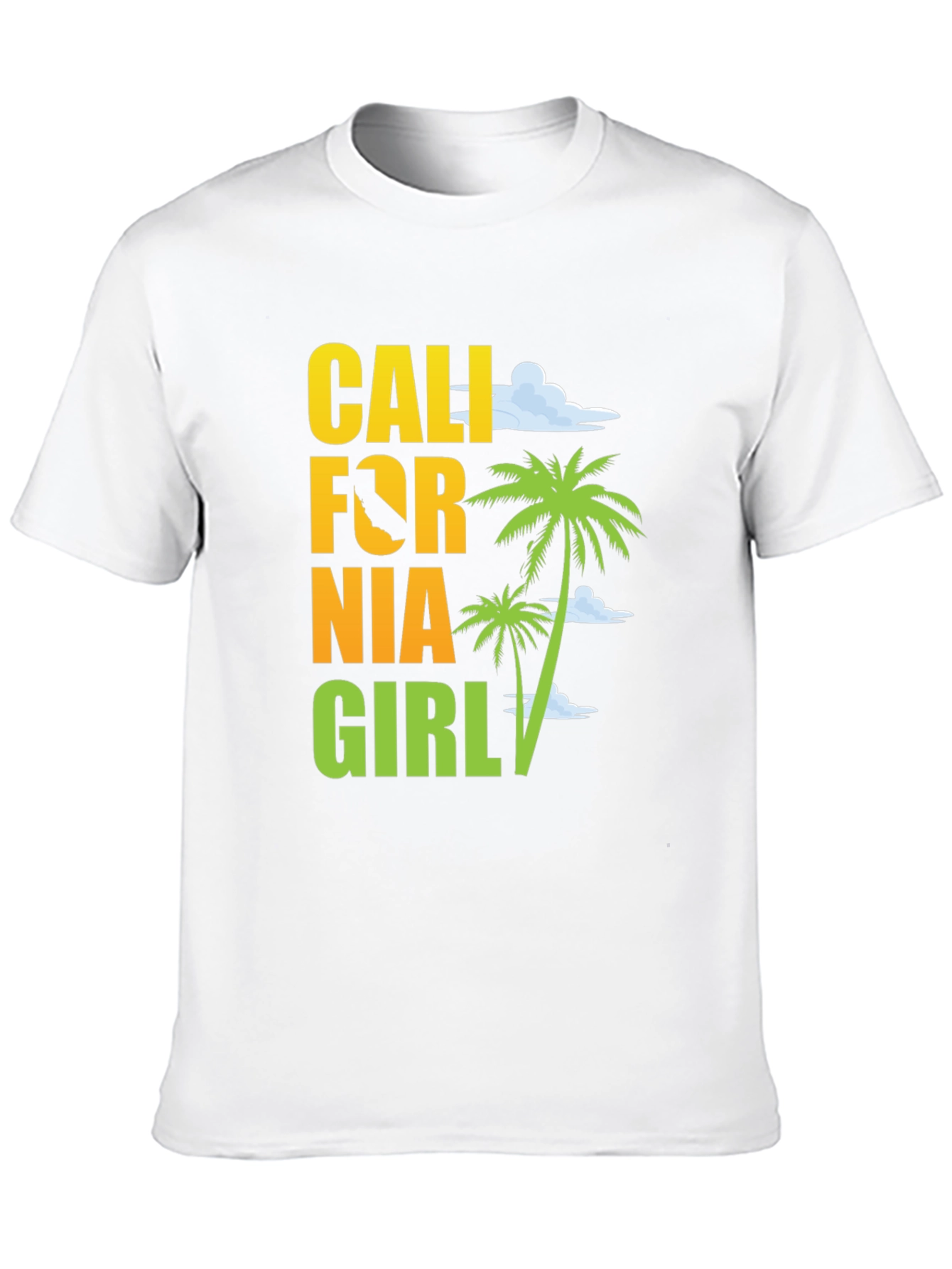 California Girl Graphic Tee - Beach Vibes T-Shirt