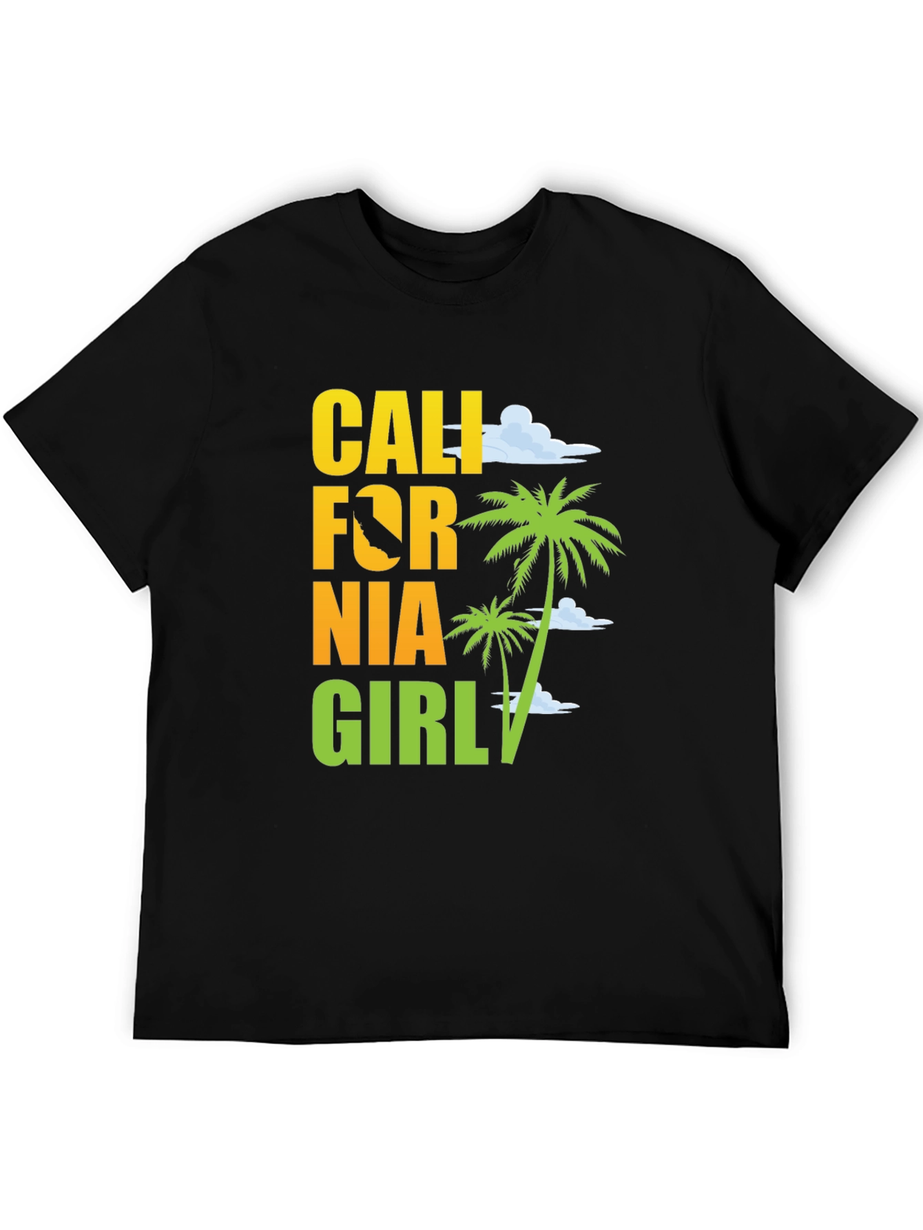 California Girl Graphic Tee - Beach Vibes T-Shirt