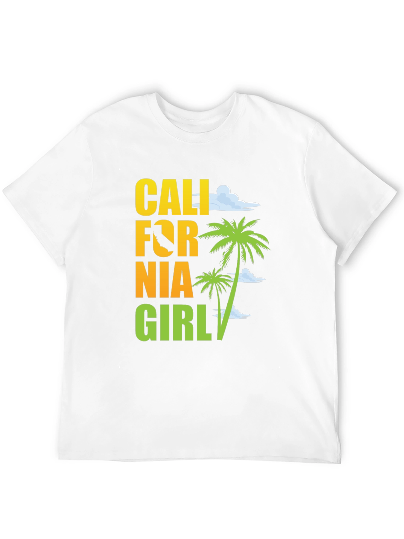 California Girl Graphic Tee - Beach Vibes T-Shirt