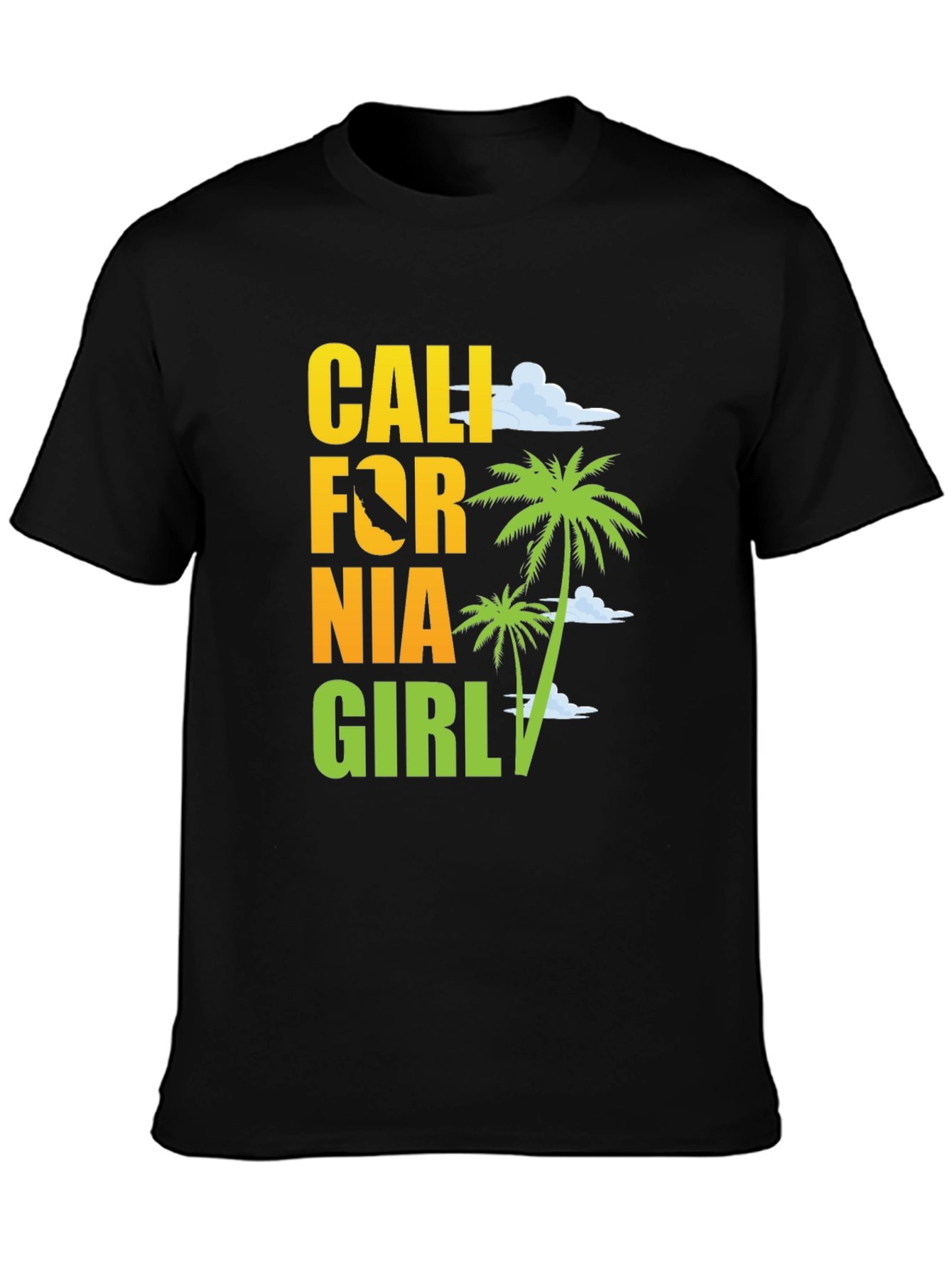 California Girl Graphic Tee - Beach Vibes T-Shirt
