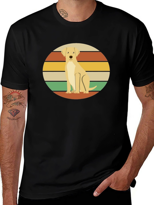 Retro Dog T-Shirt - Vintage Style Pet Lover Tee