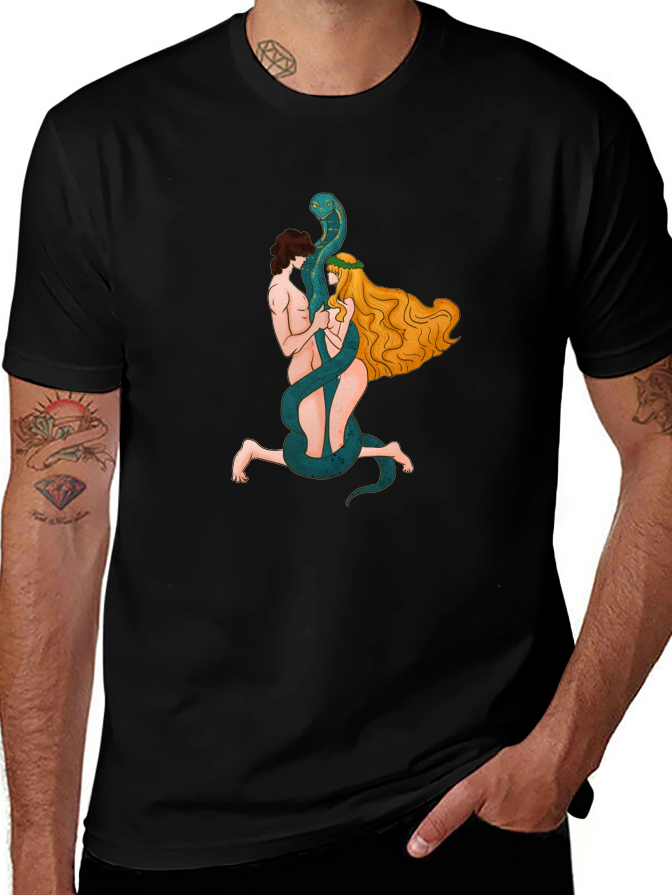 Adam and Eve Graphic Tee