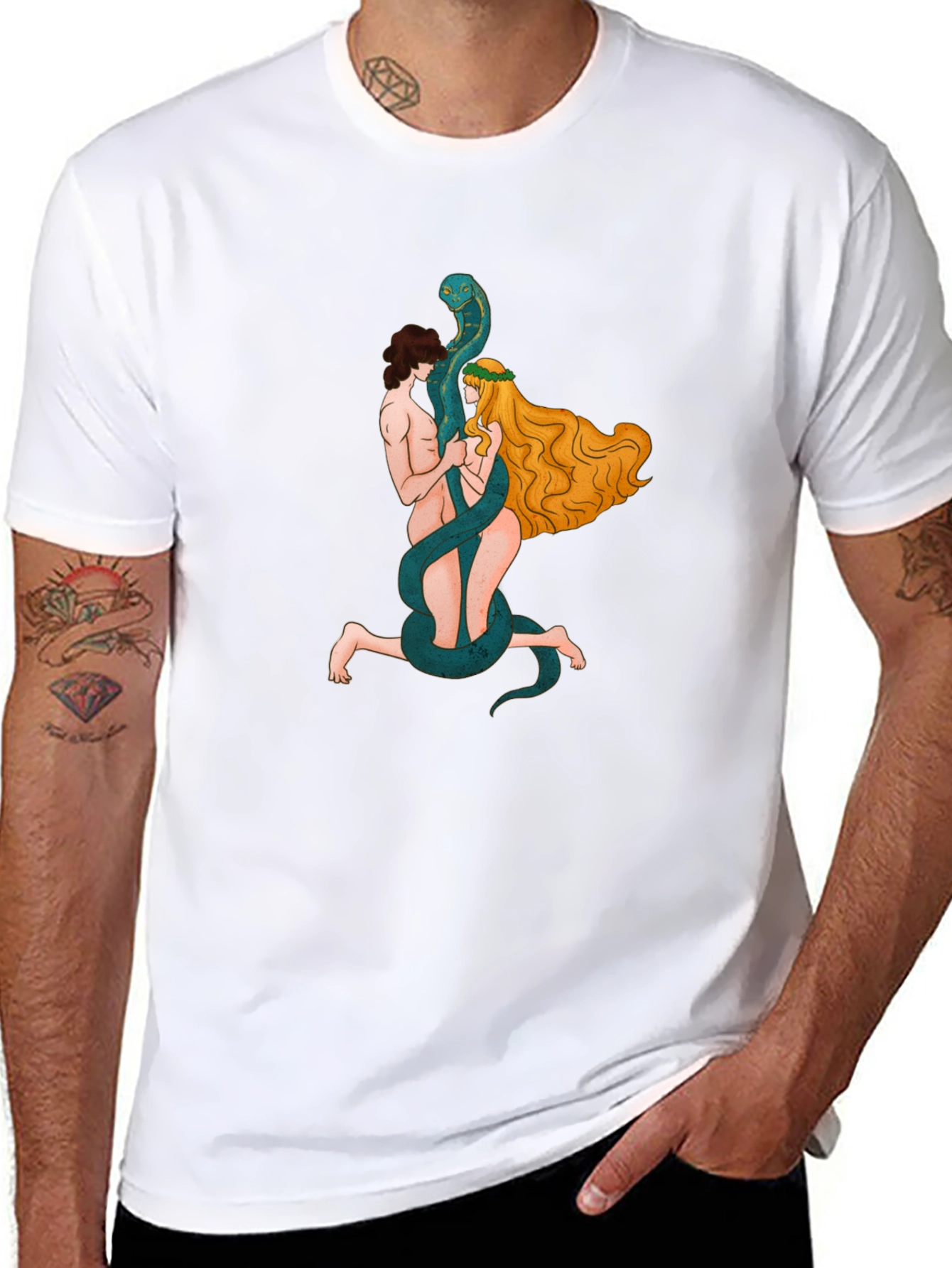 Adam and Eve Graphic Tee
