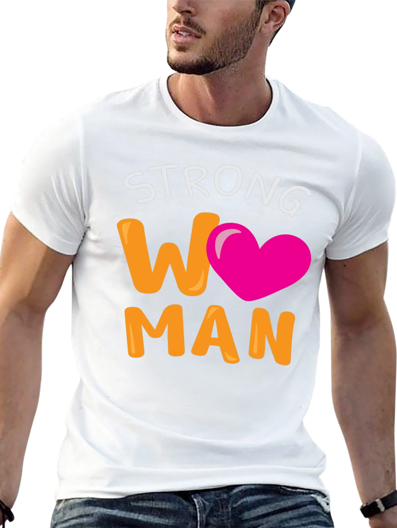 Strong Woman T-Shirt - Black Empowering Design