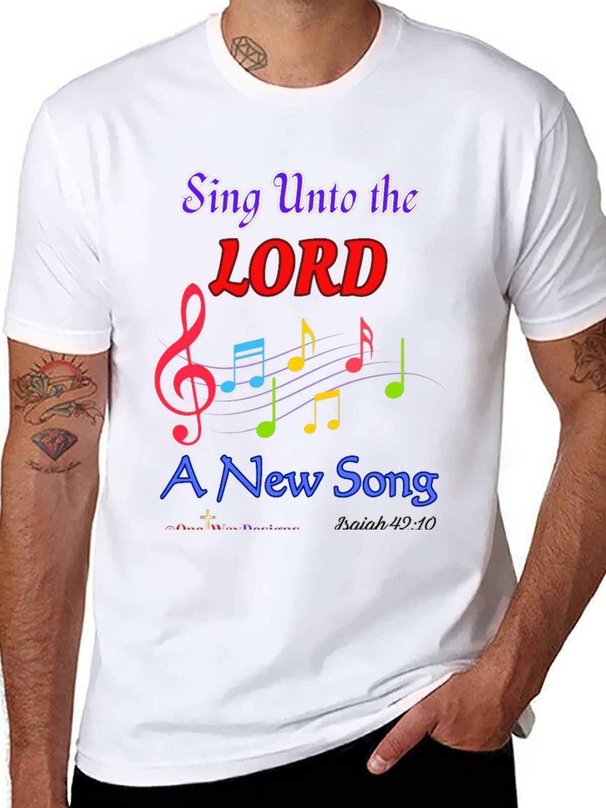 Sing Unto the Lord Christian T-Shirt