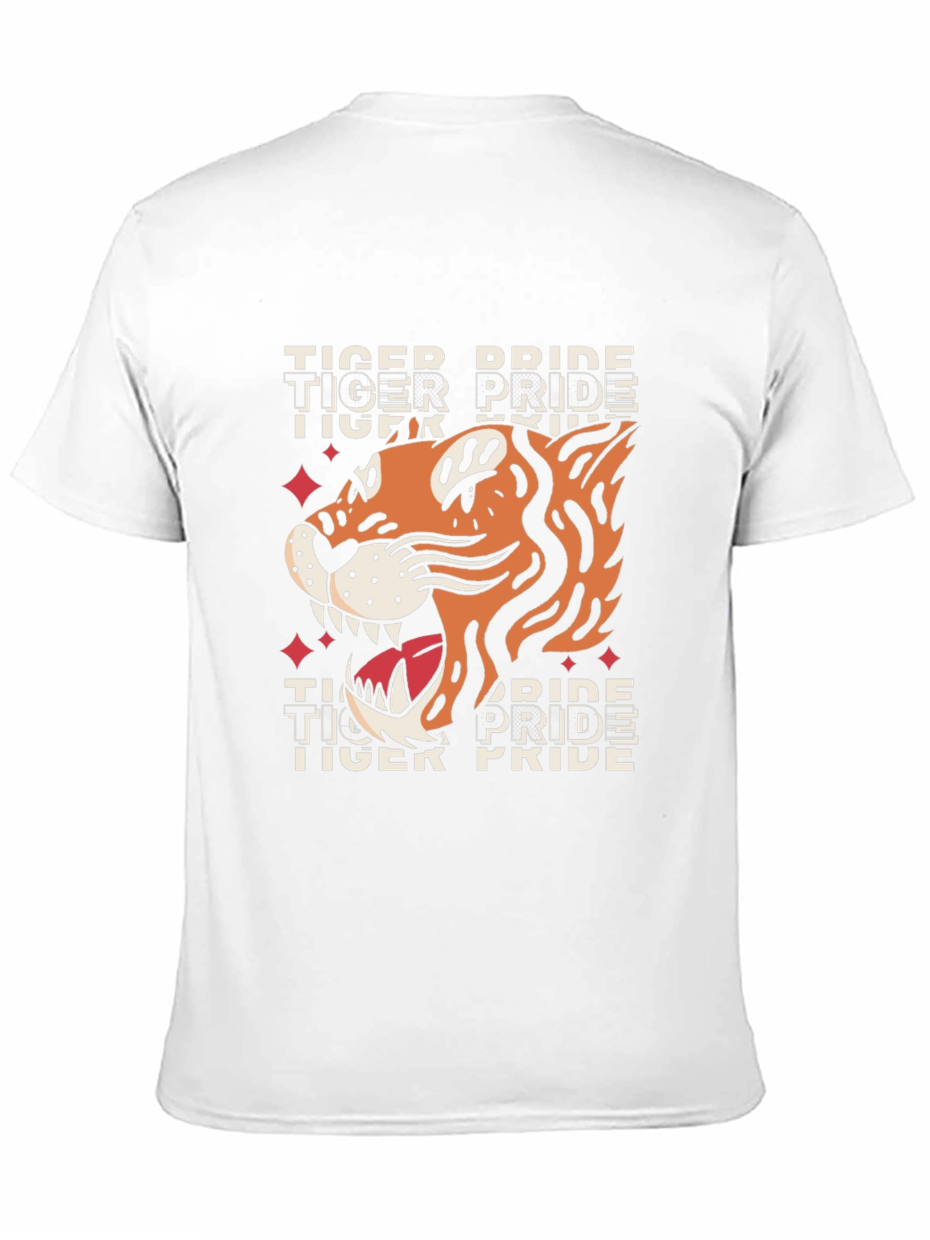 Tiger Pride Graphic Tee - Bold Animal Print