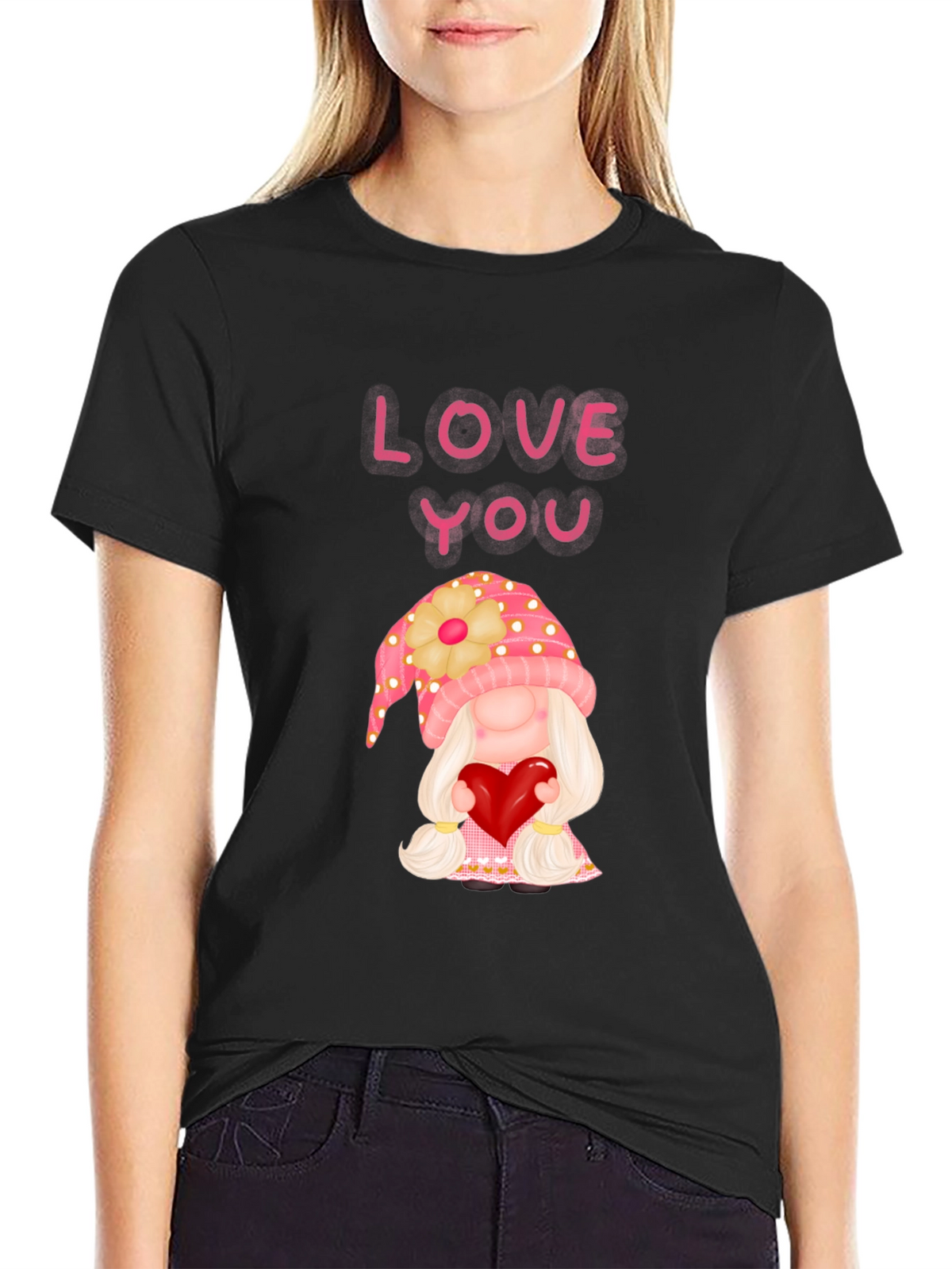 Love You Gnome Graphic Tee