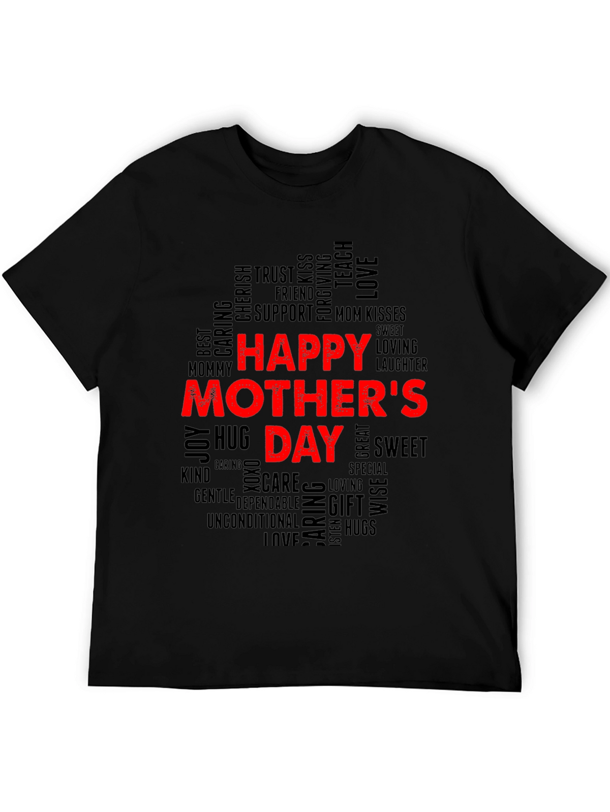 Happy Mothers Day Word Art T-Shirt