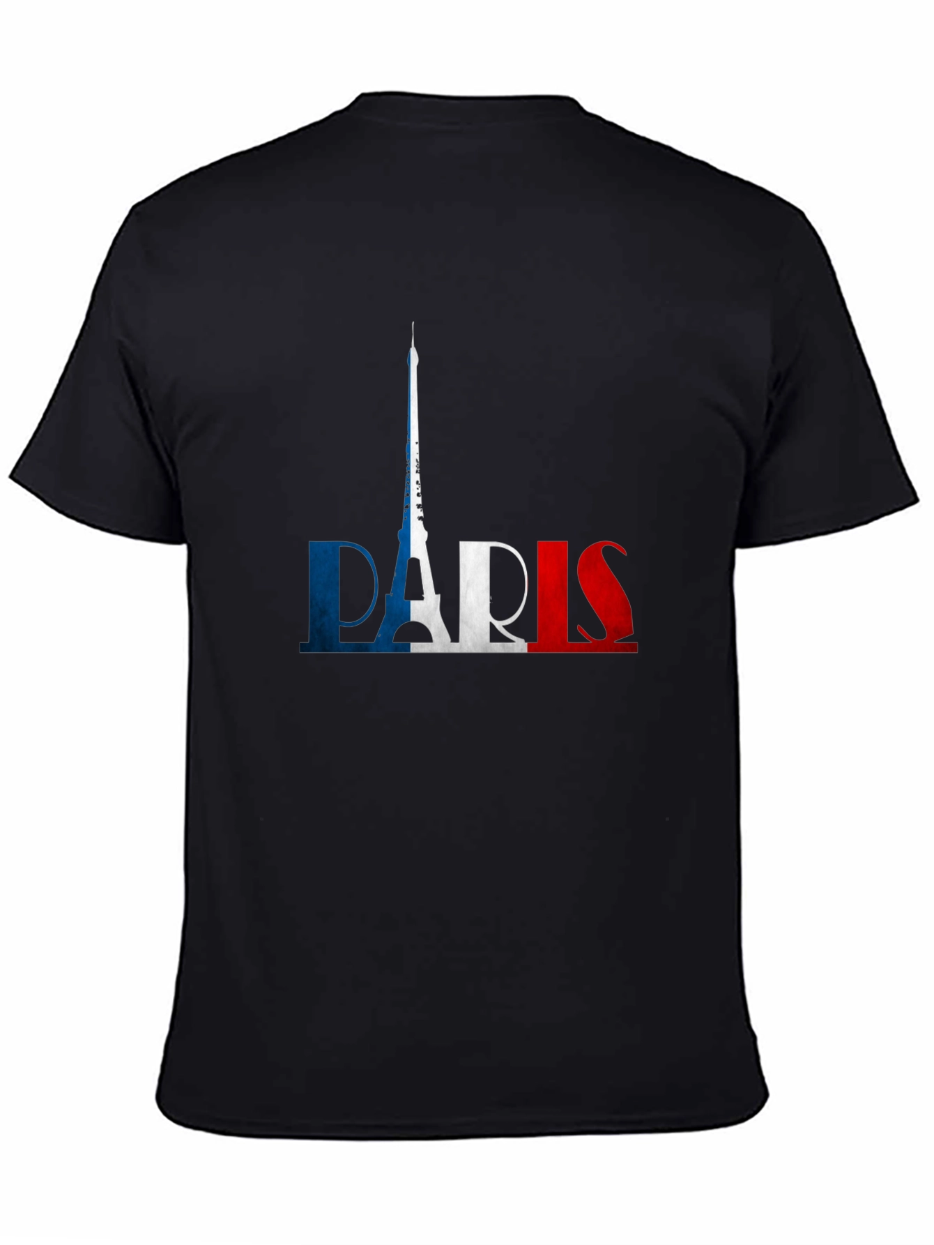 Paris France Flag Graphic Tee - Soft Cotton T-Shirt