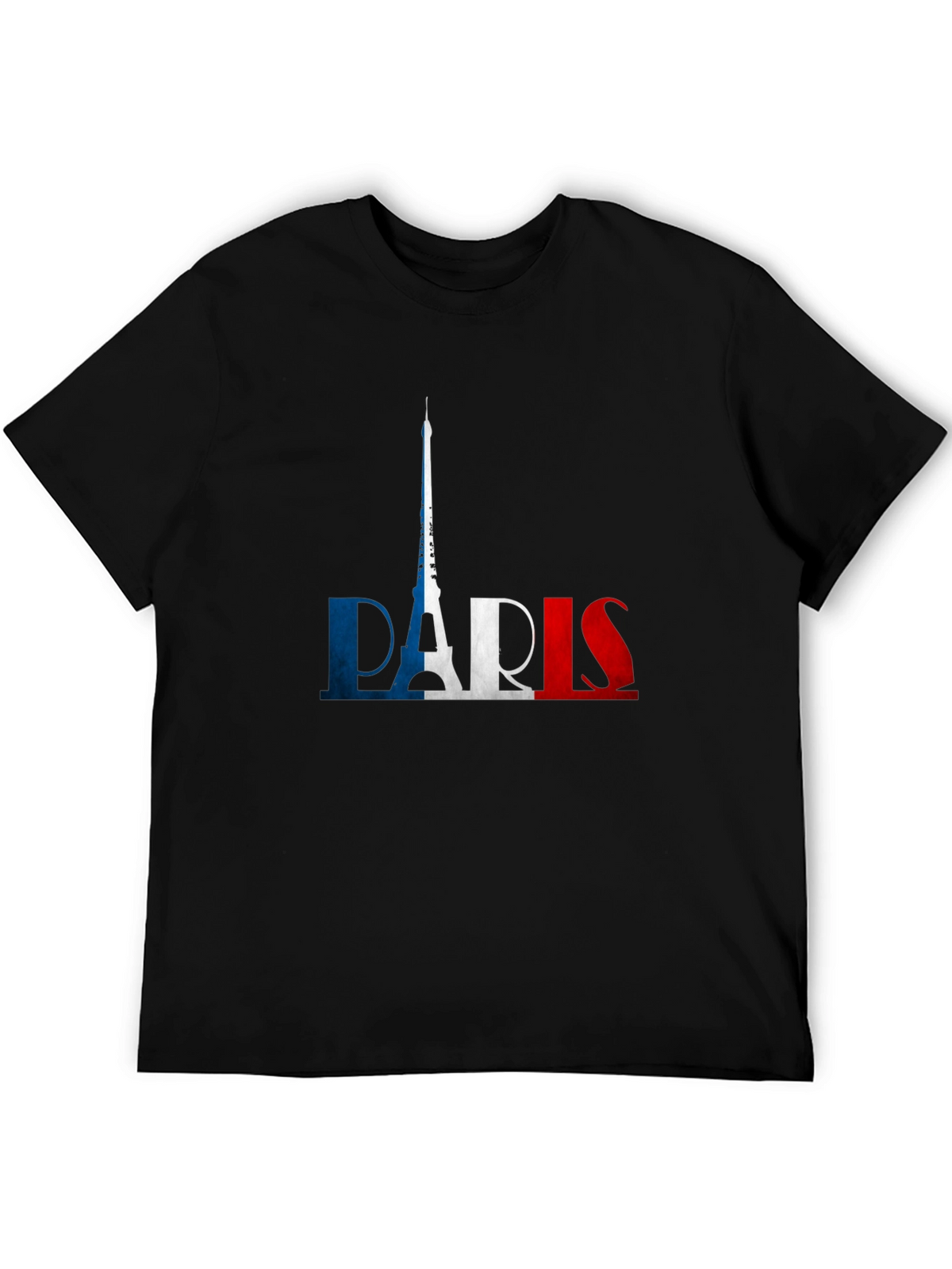 Paris France Flag Graphic Tee - Soft Cotton T-Shirt