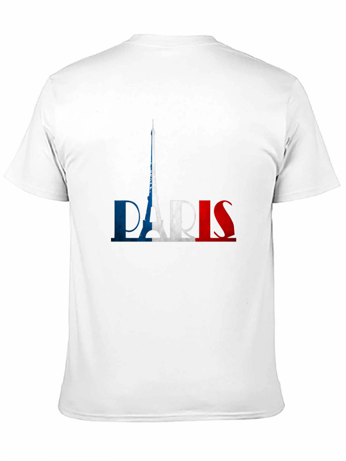 Paris France Flag Graphic Tee - Soft Cotton T-Shirt