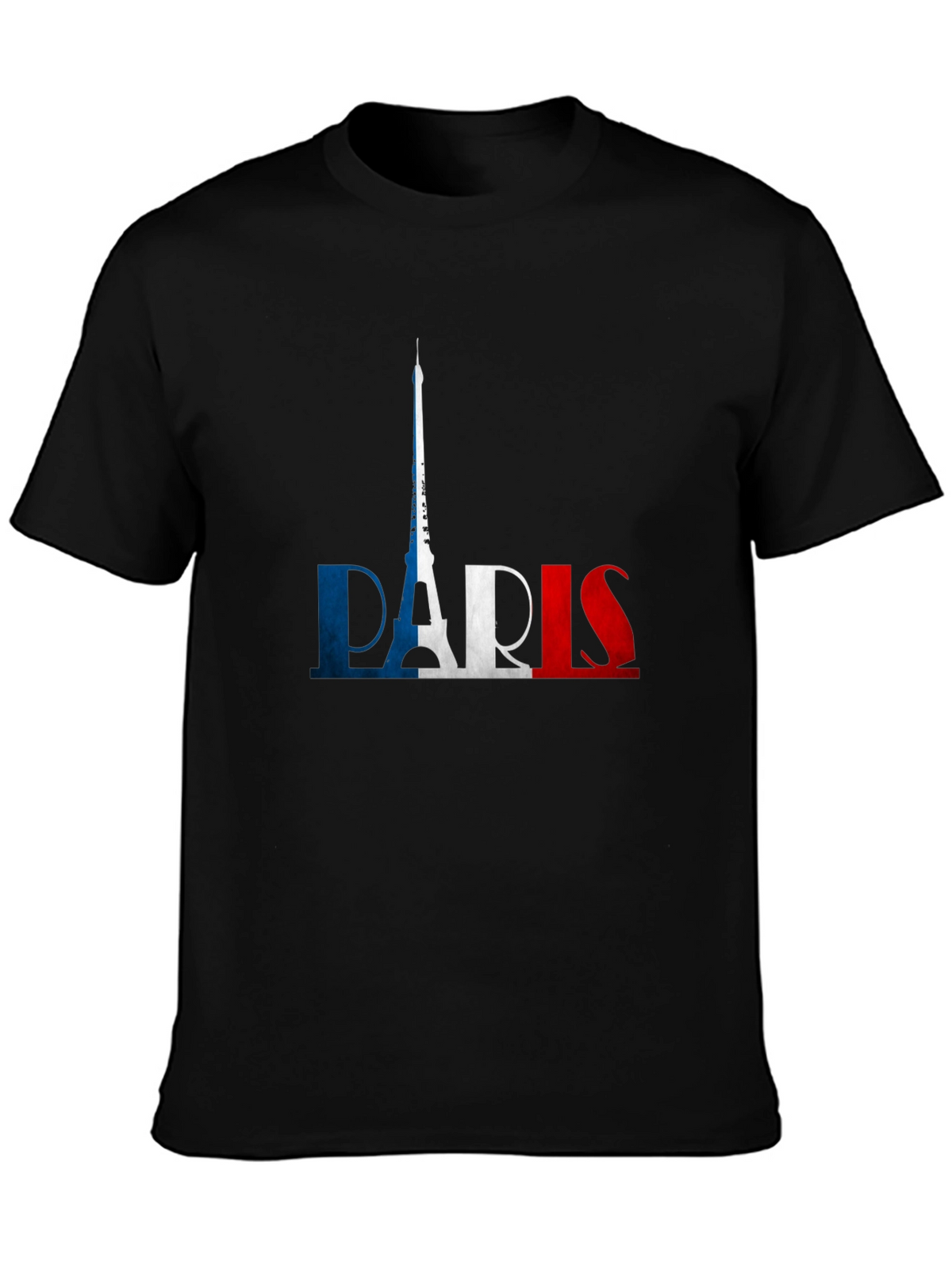 Paris France Flag Graphic Tee - Soft Cotton T-Shirt