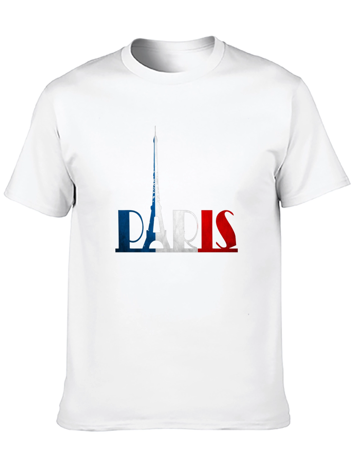 Paris France Flag Graphic Tee - Soft Cotton T-Shirt