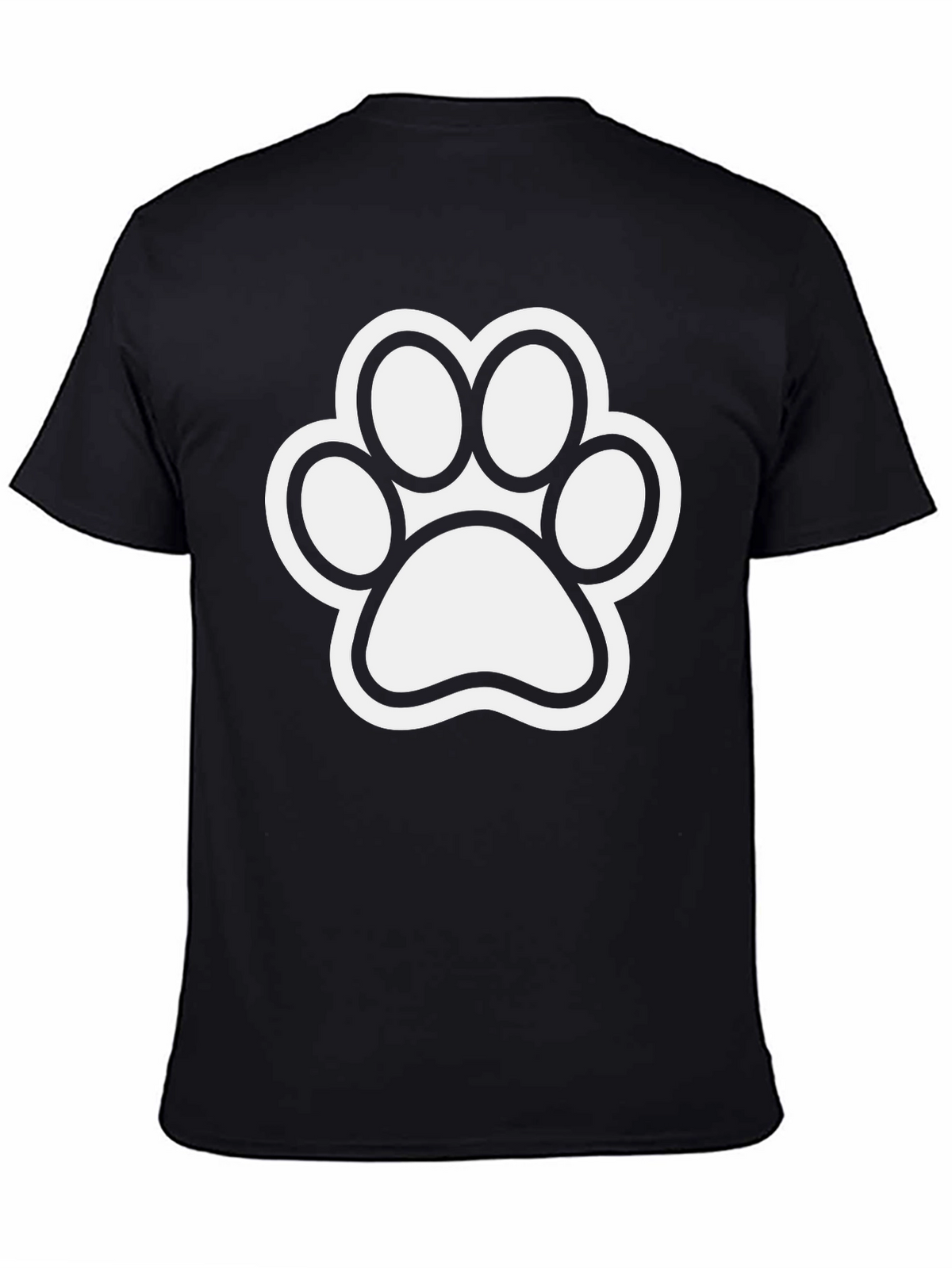 Paw Print Graphic Tee - Casual Style
