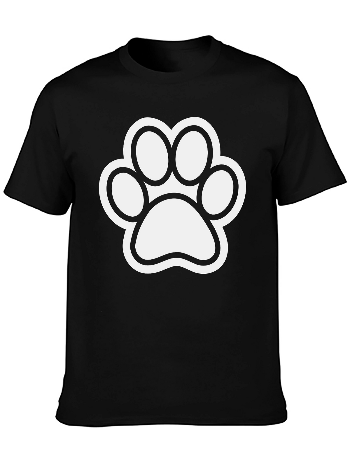 Paw Print Graphic Tee - Casual Style
