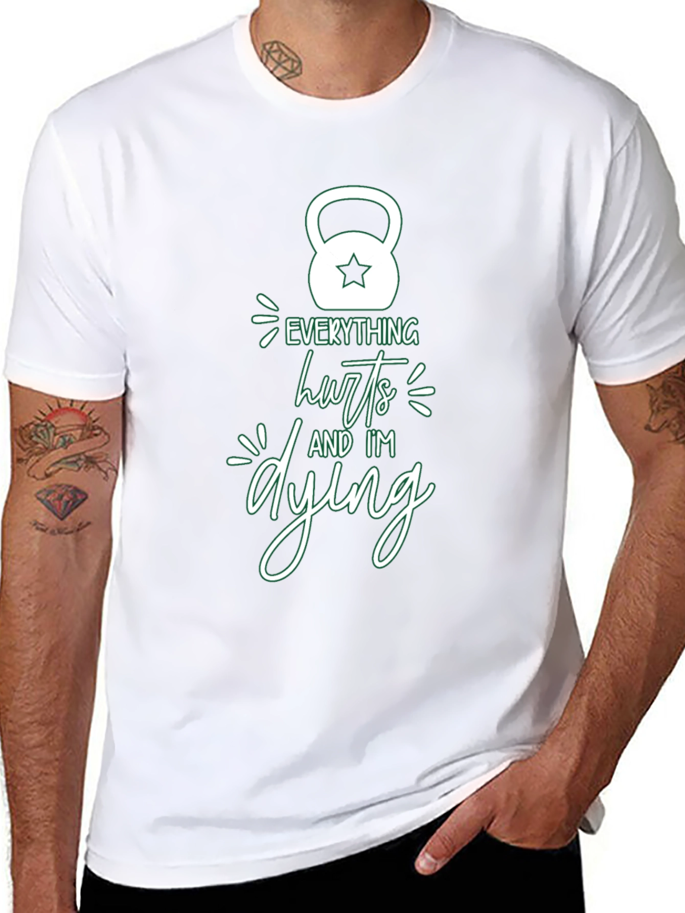 Everything Hurts Gym Workout T-Shirt