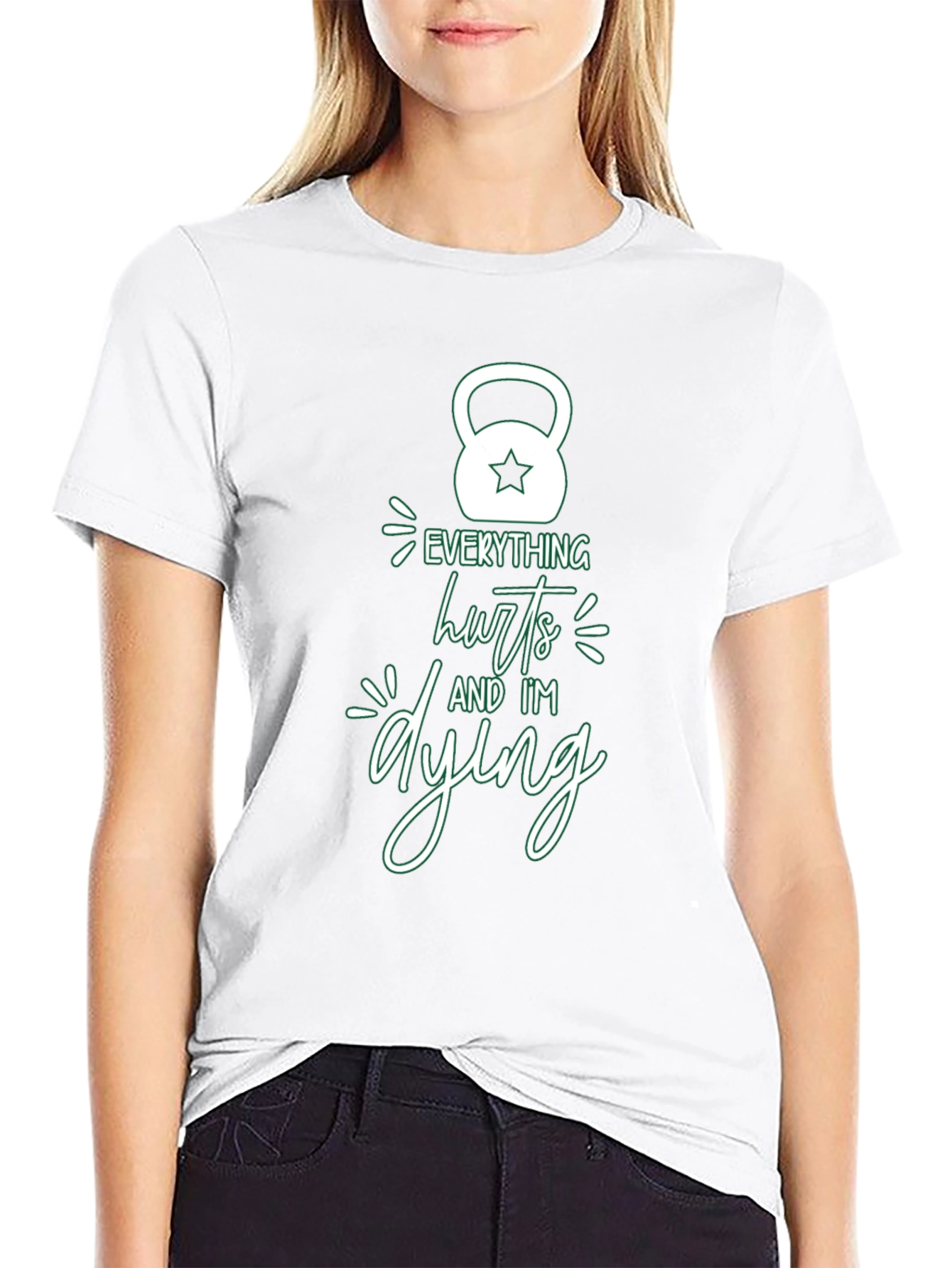 Everything Hurts Gym Workout T-Shirt