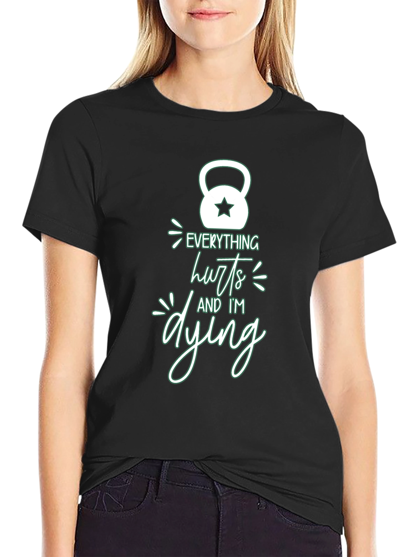Everything Hurts Gym Workout T-Shirt